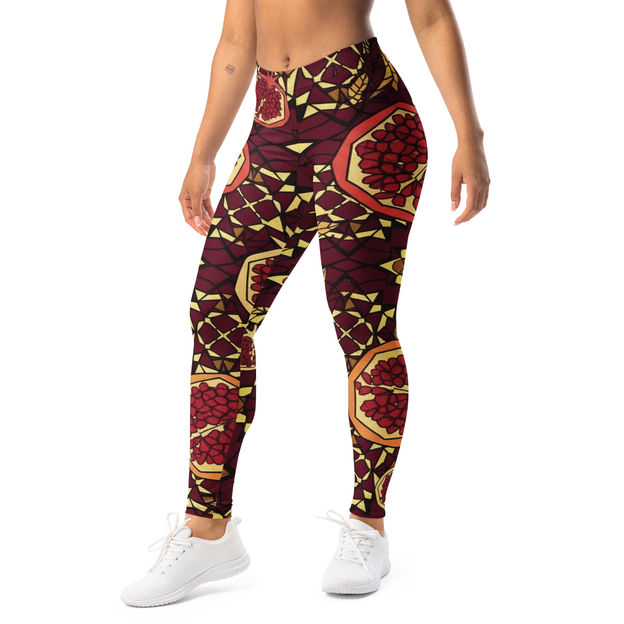 Zellige Pomegranate Leggings | GearBunch