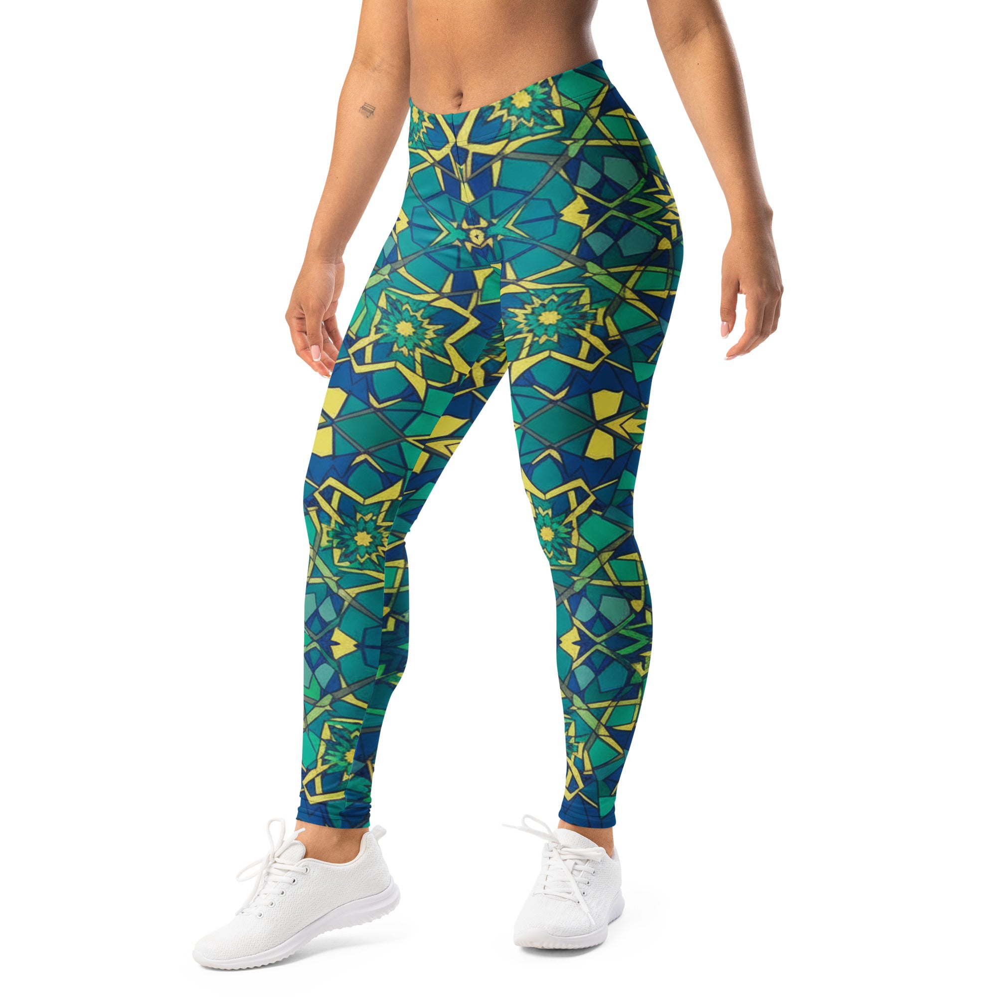 Zellige Peacock Leggings | GearBunch