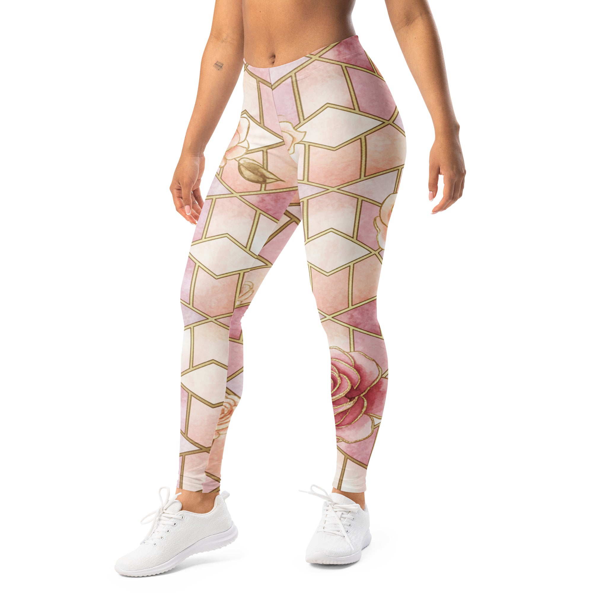 Rose Quartz Arabic Leggings | GearBunch