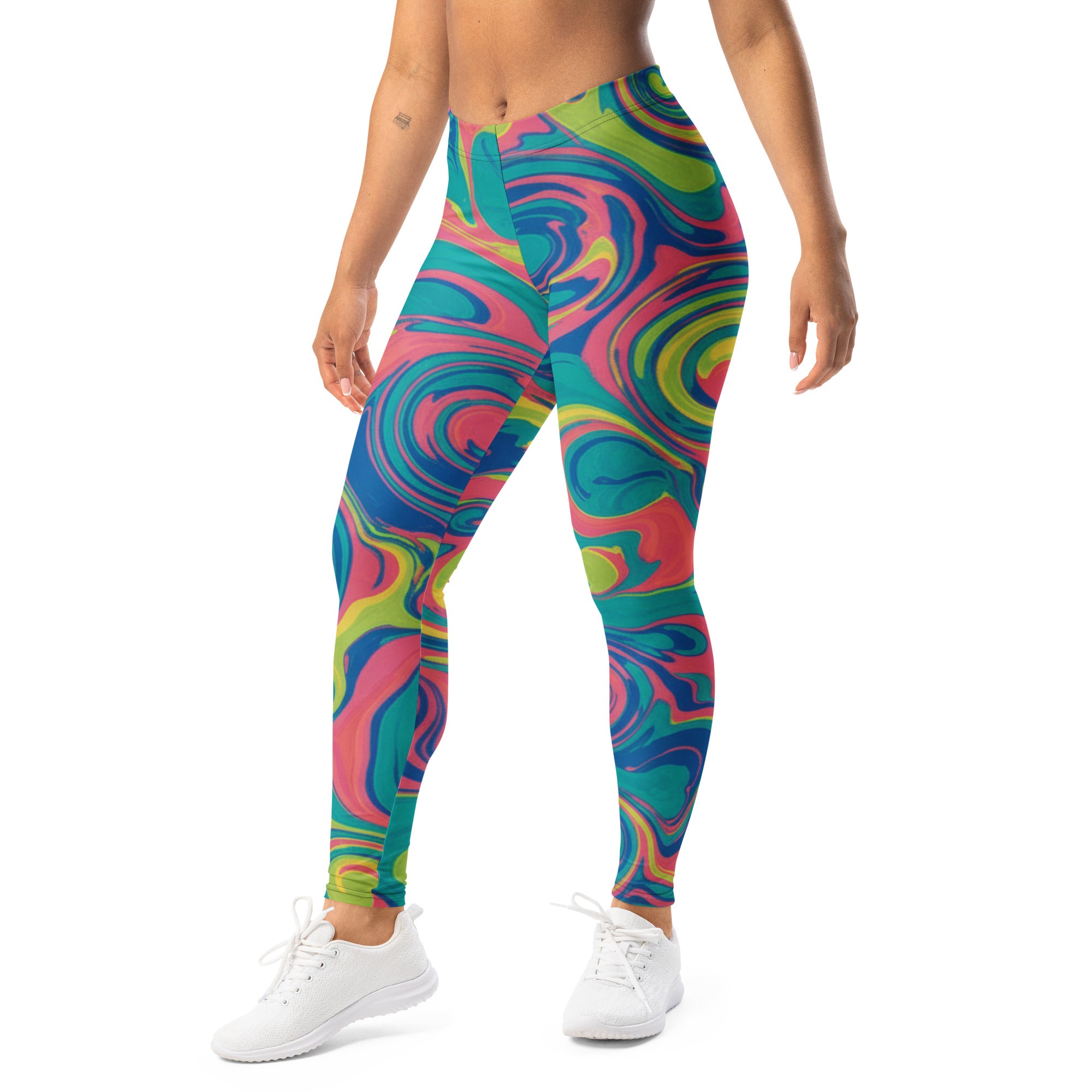 Liquid Marble Paradise Leggings | GearBunch