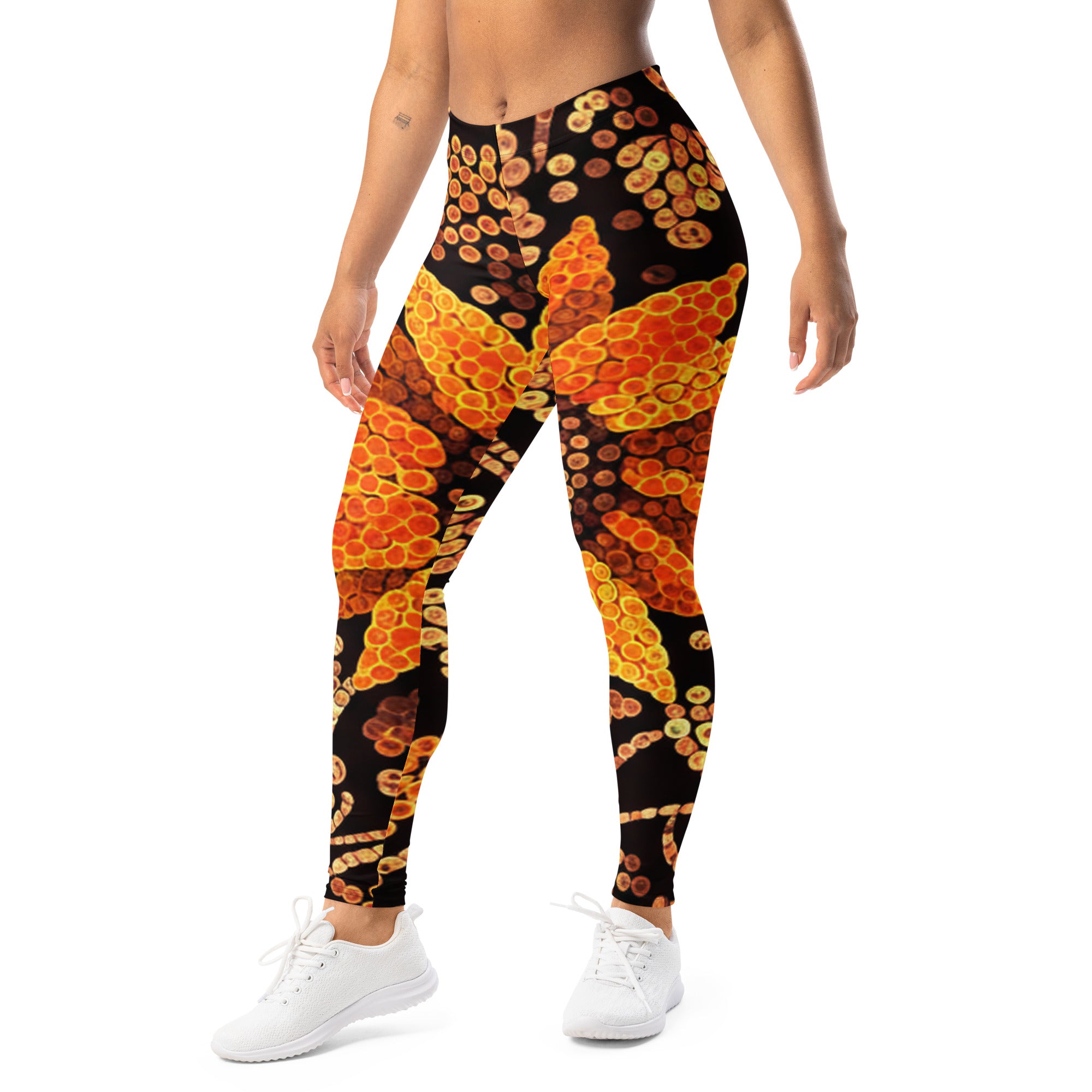 Copper Wildflower Leggings | GearBunch