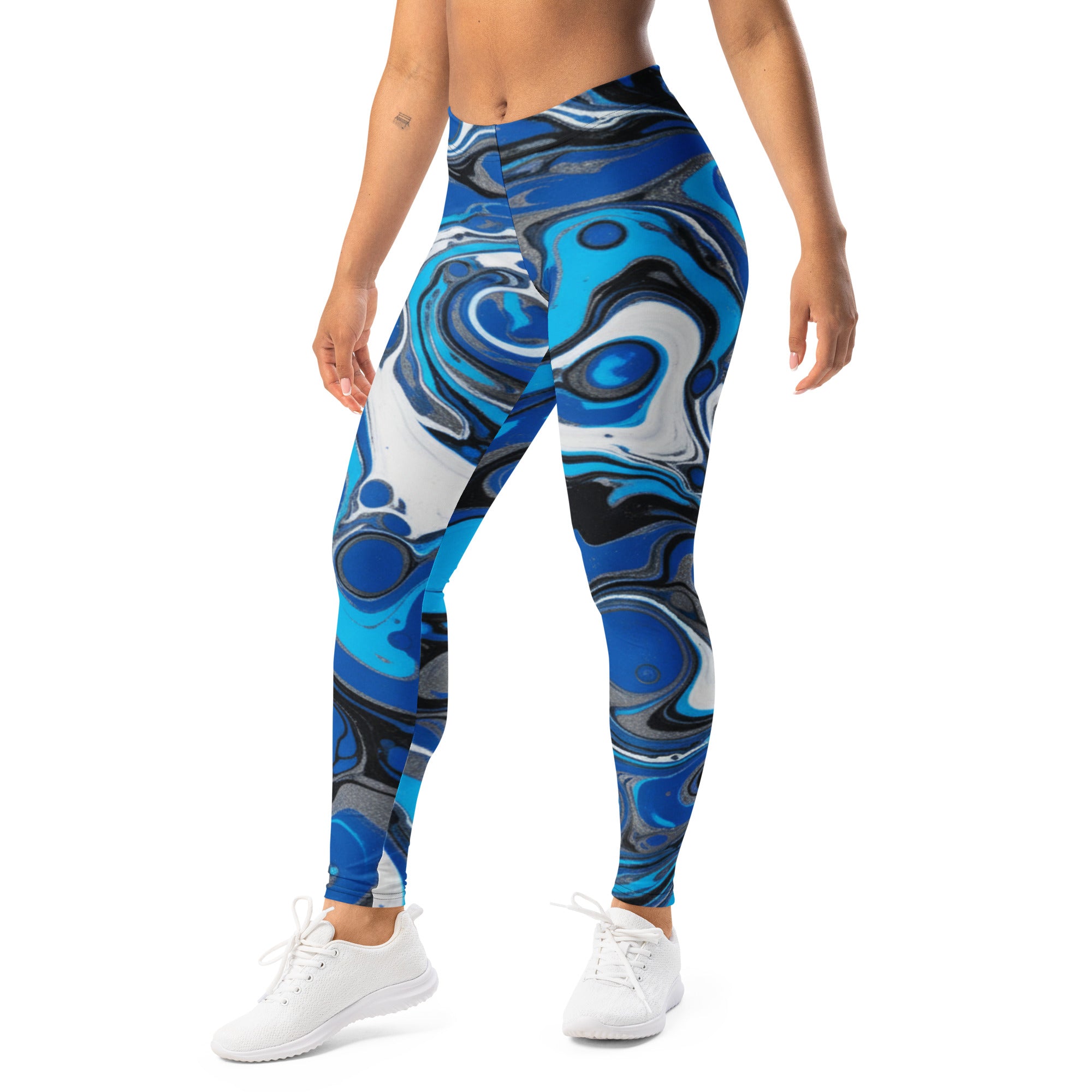 Liquid Marble Electric Storm Leggings | GearBunch