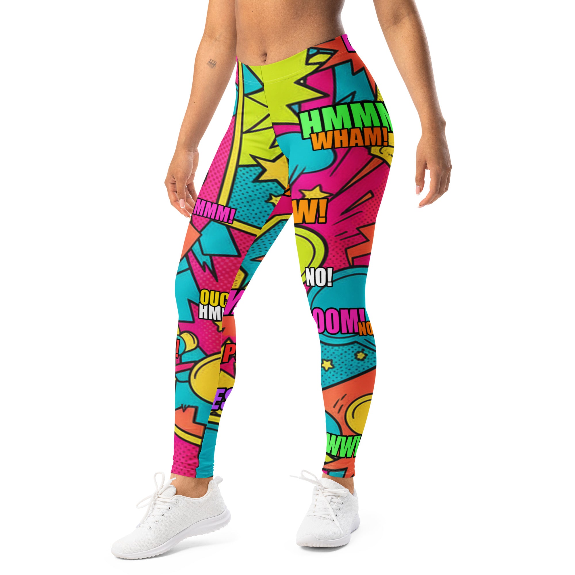 Comic Pop Tropical Leggings | GearBunch