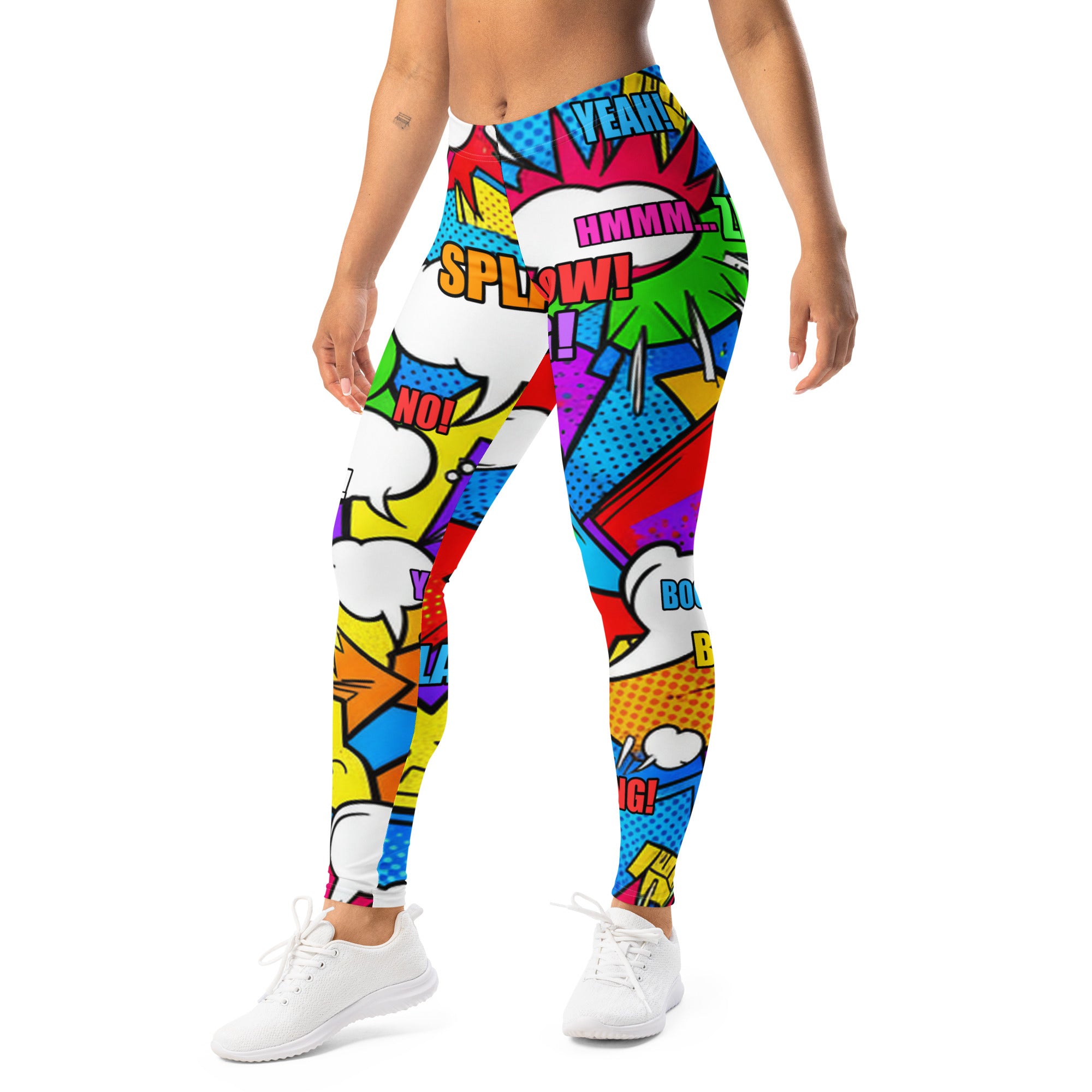 Comic Strip Classic Hero Leggings | GearBunch