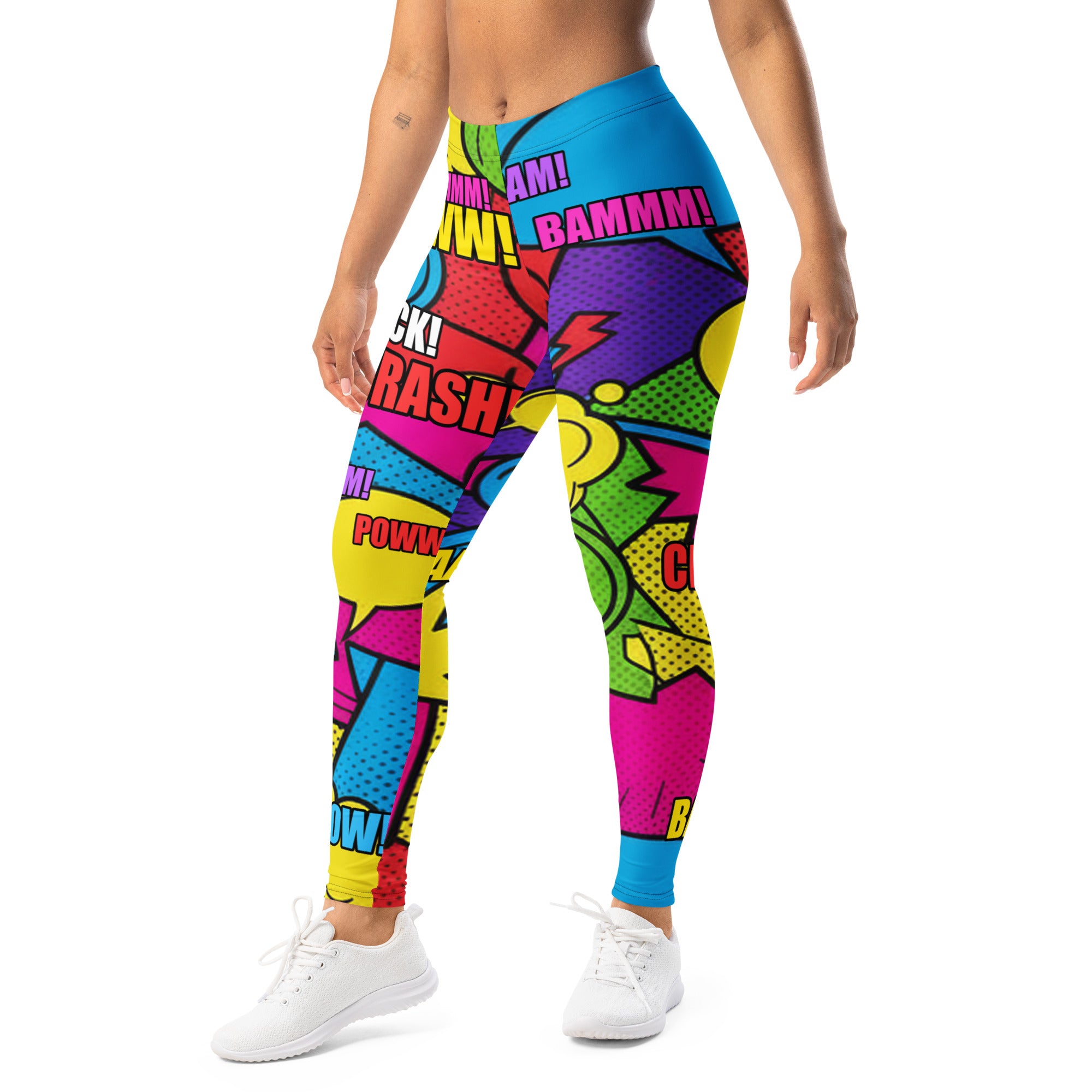 Comic Strip Retro Sunday Leggings | GearBunch