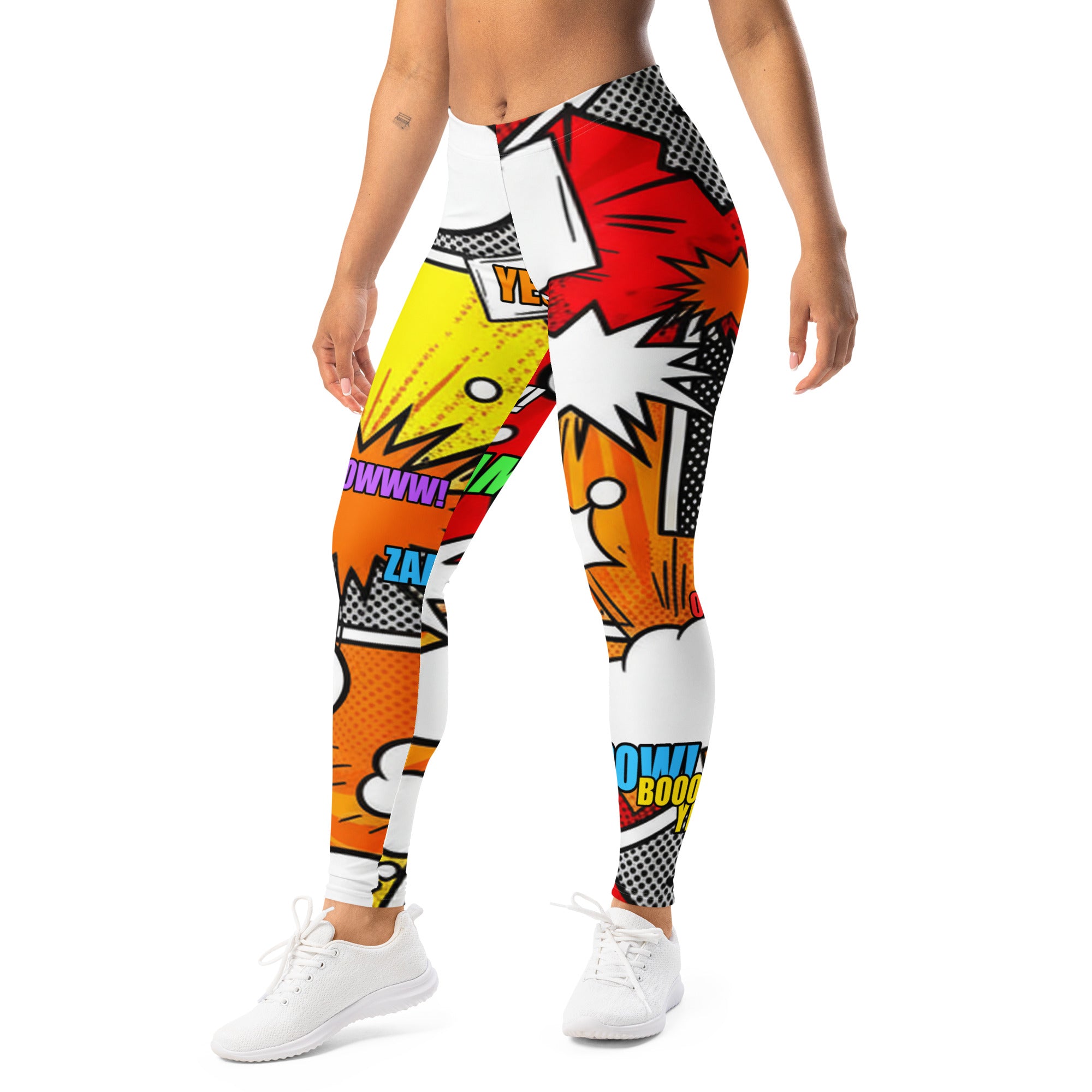 Comic Strip Boom Town Leggings | GearBunch