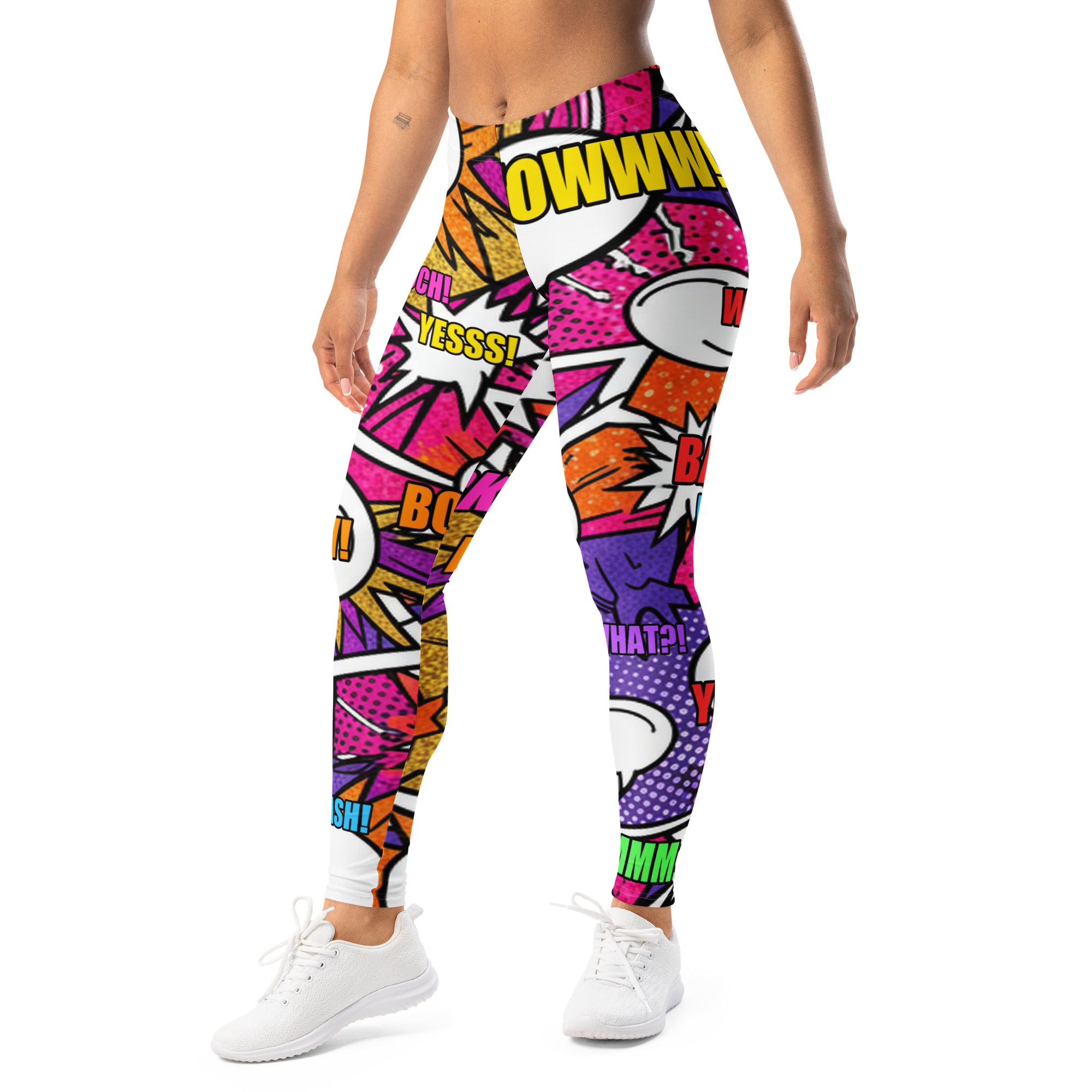 Comic Strip Disco Funk Leggings | GearBunch