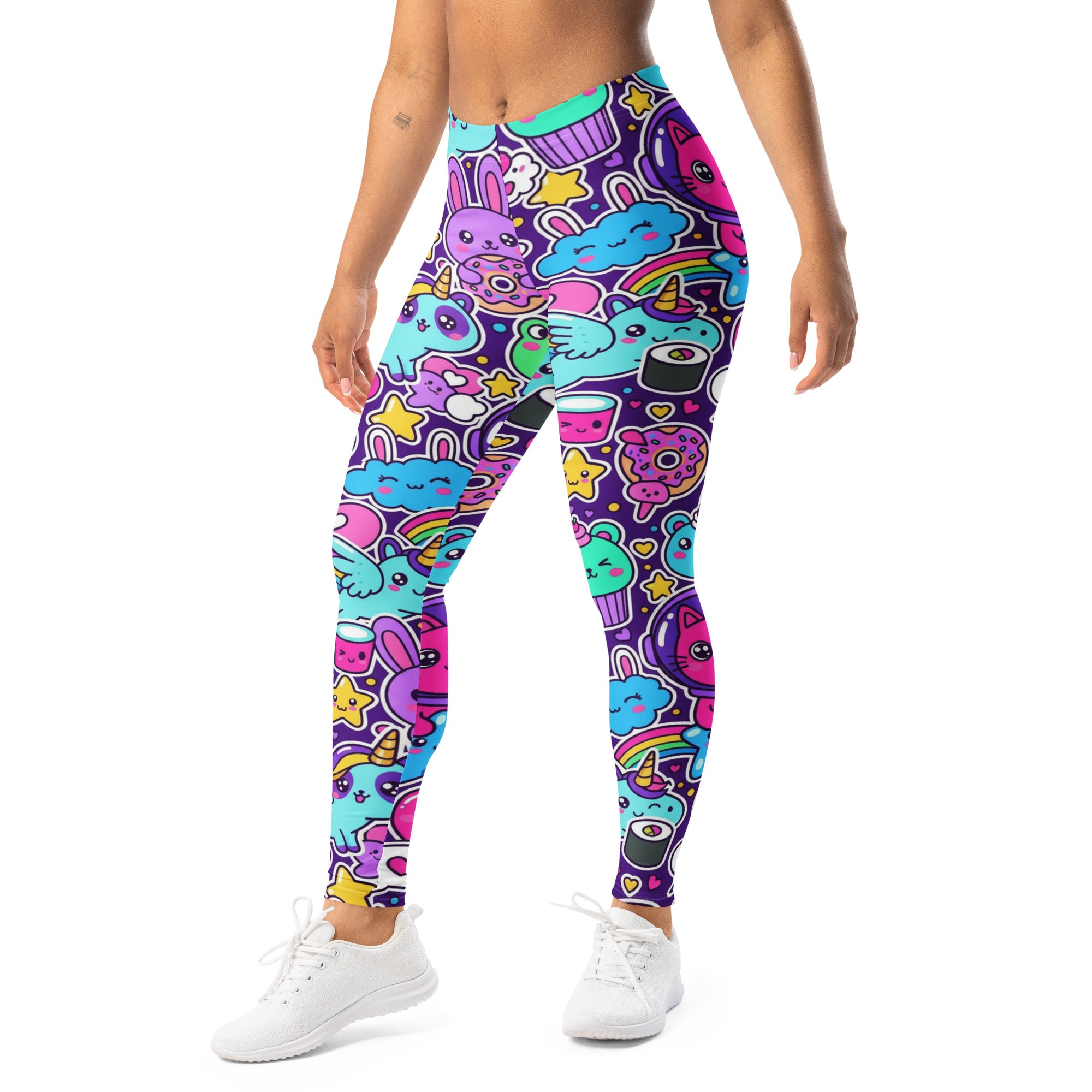 Kawaii Space Cats Leggings | GearBunch