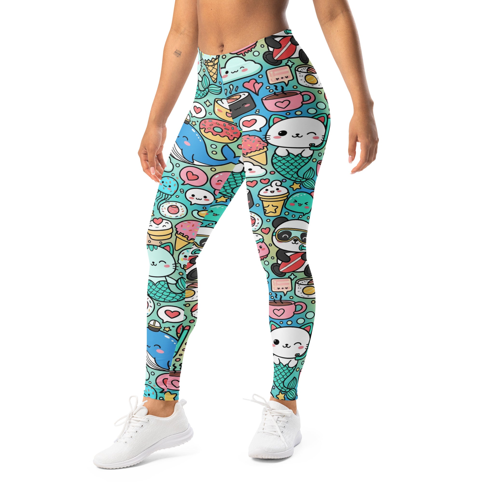 Kawaii Ocean Friends Leggings | GearBunch