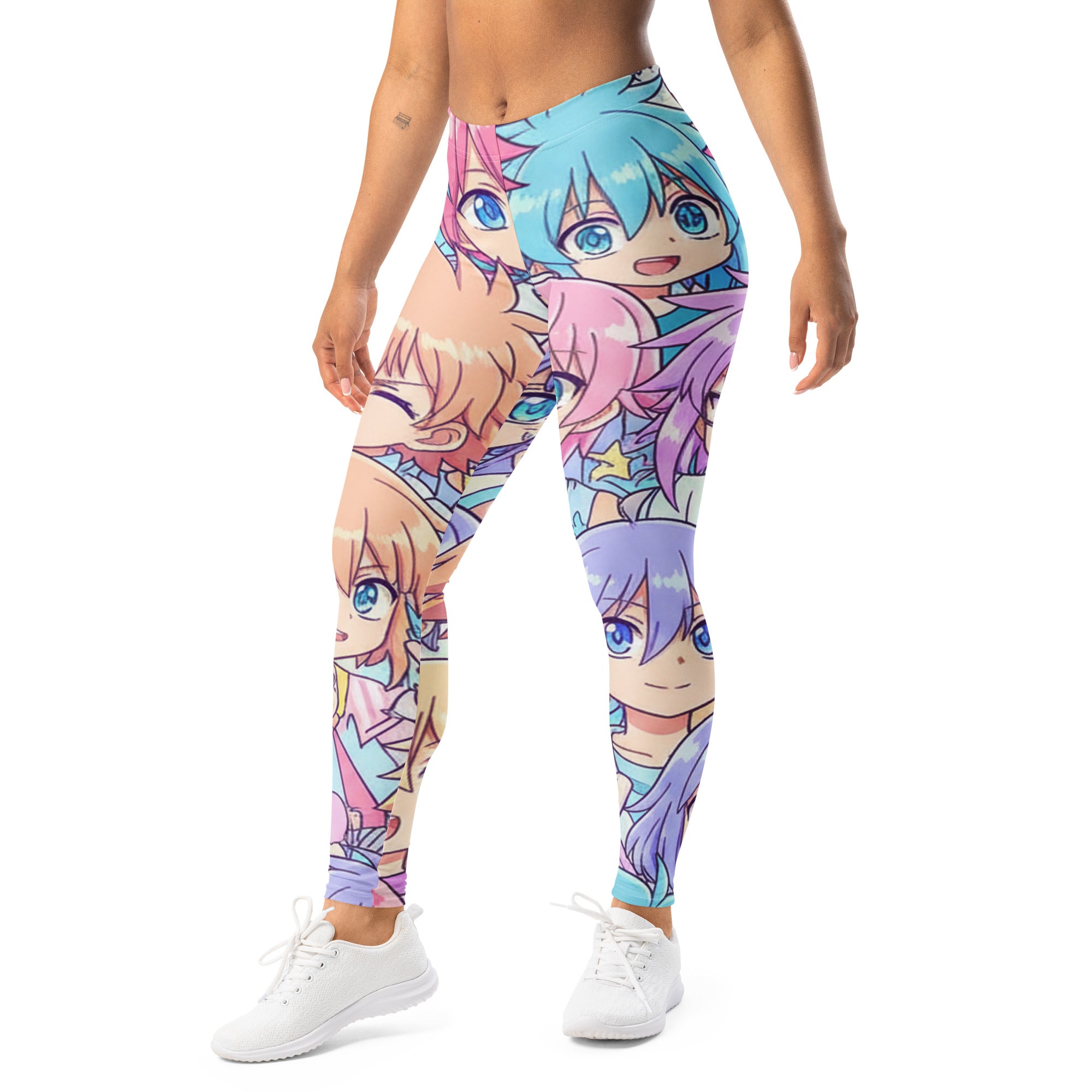 Anime Collage Pastel Dream Leggings | GearBunch
