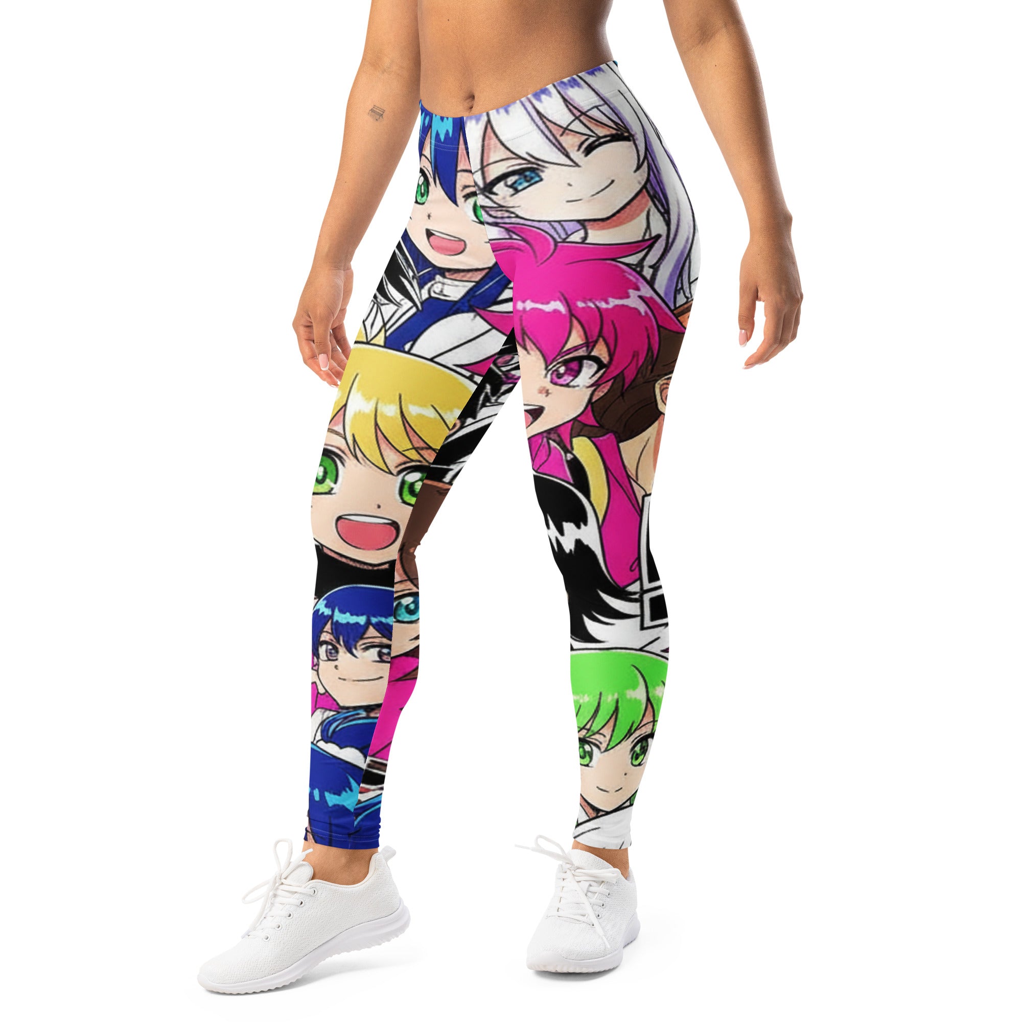 Anime Collage Sakura School Leggings | GearBunch