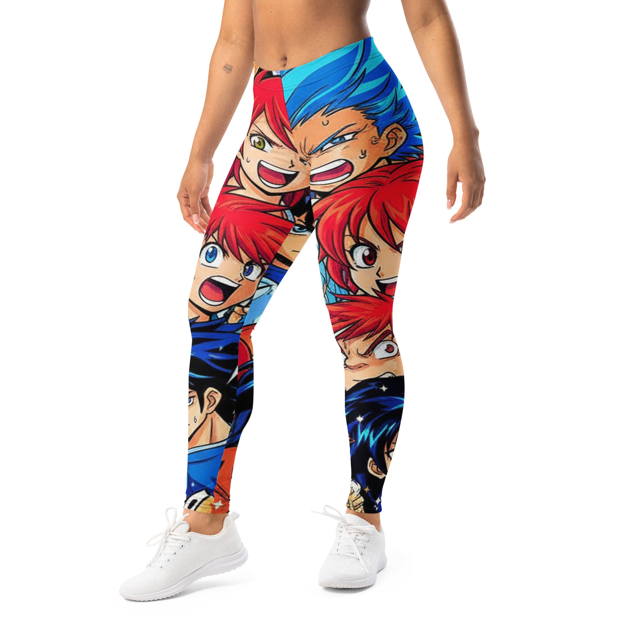 Anime Collage Street Fighter Leggings | GearBunch
