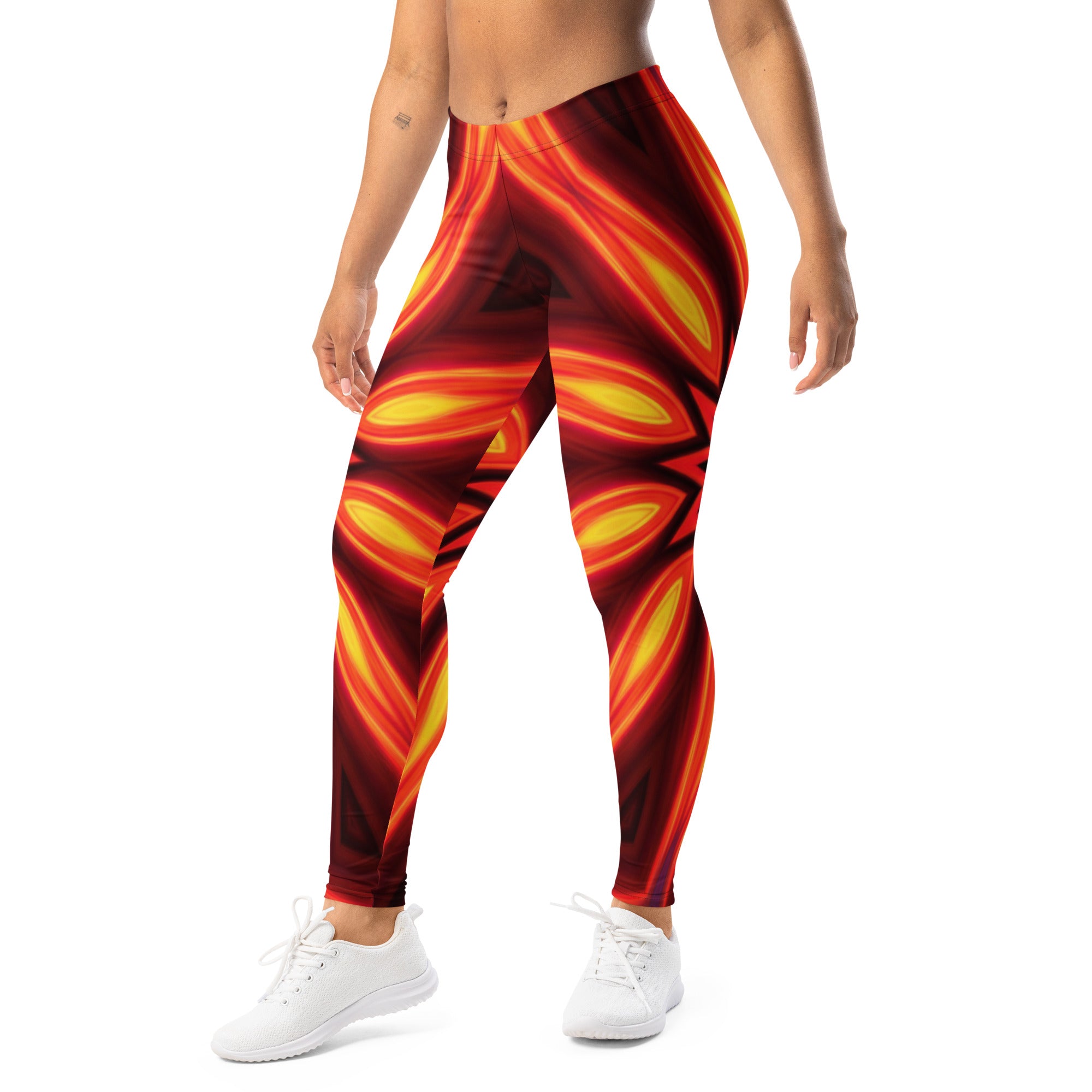 Psychedelic Infrared Leggings | GearBunch