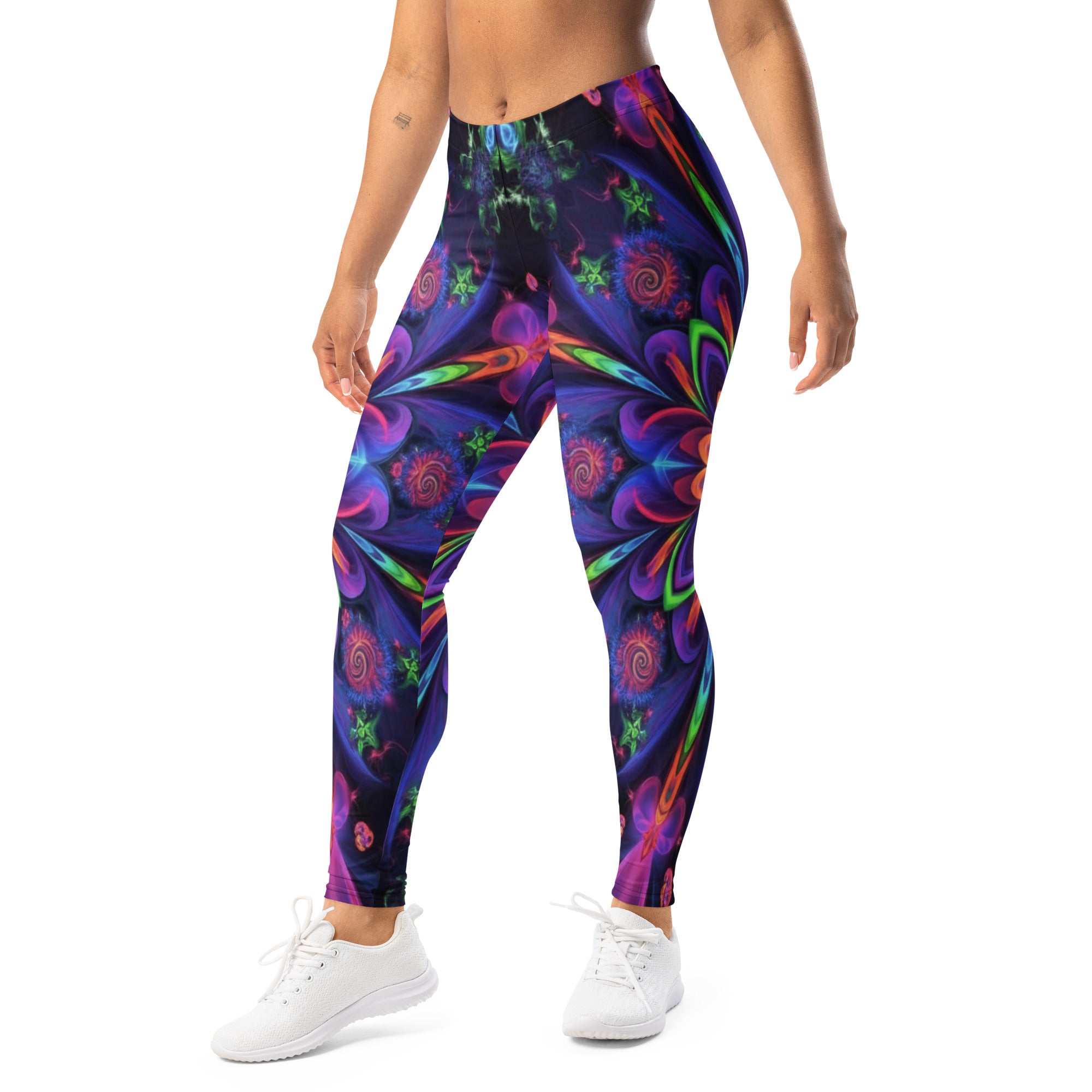 Psychedelic Blacklight Leggings | GearBunch