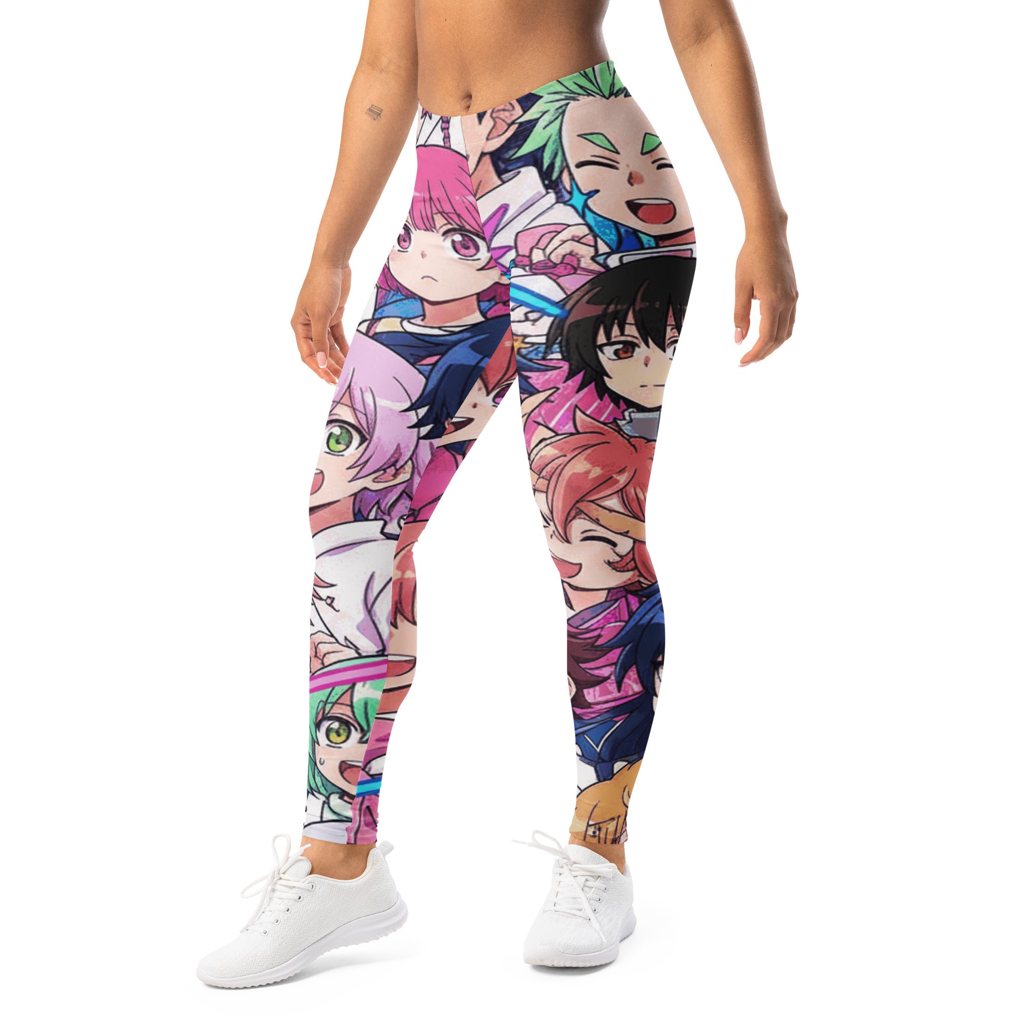 Anime Collage Sakura School Leggings | GearBunch