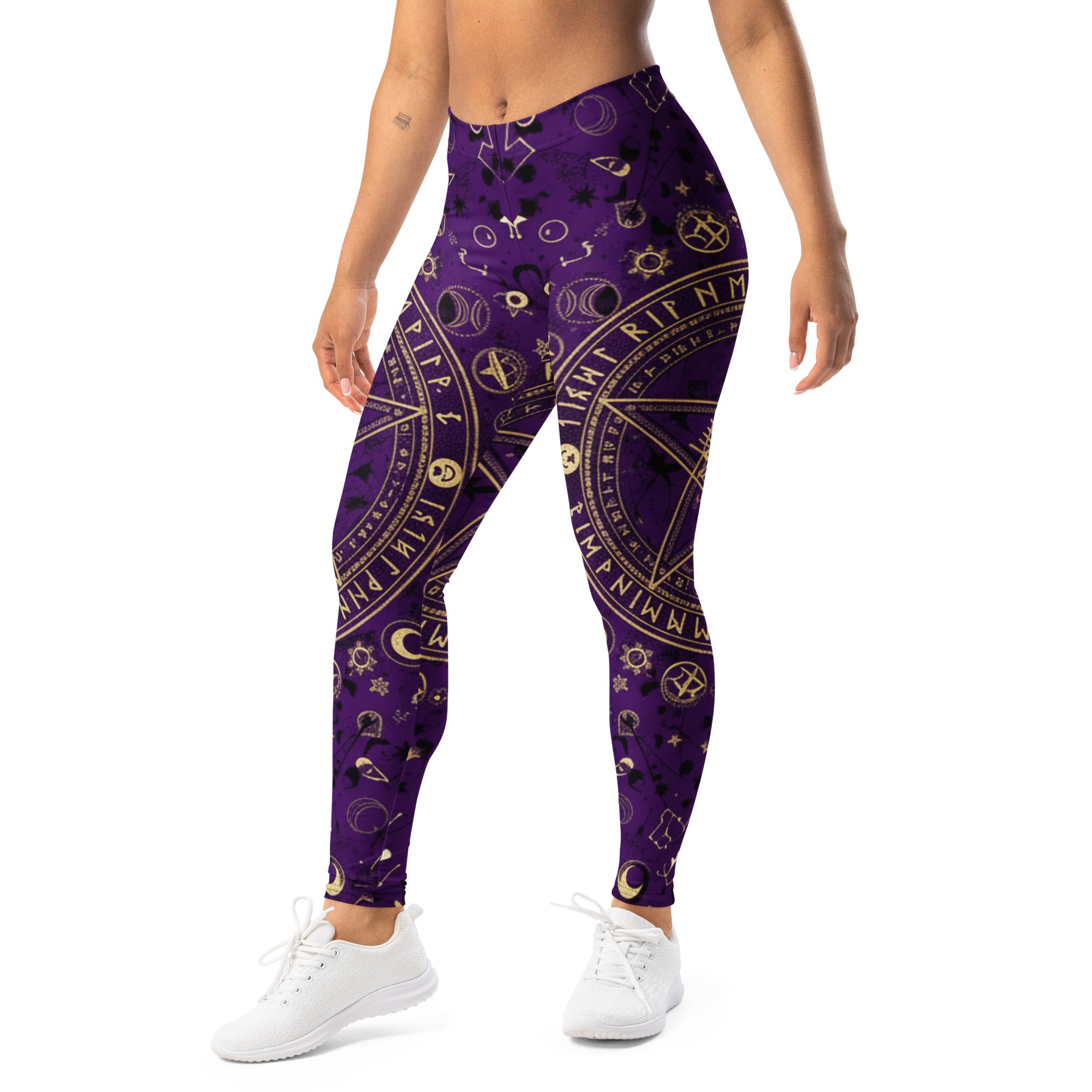 Pentagram Geometric Mystic Leggings | GearBunch