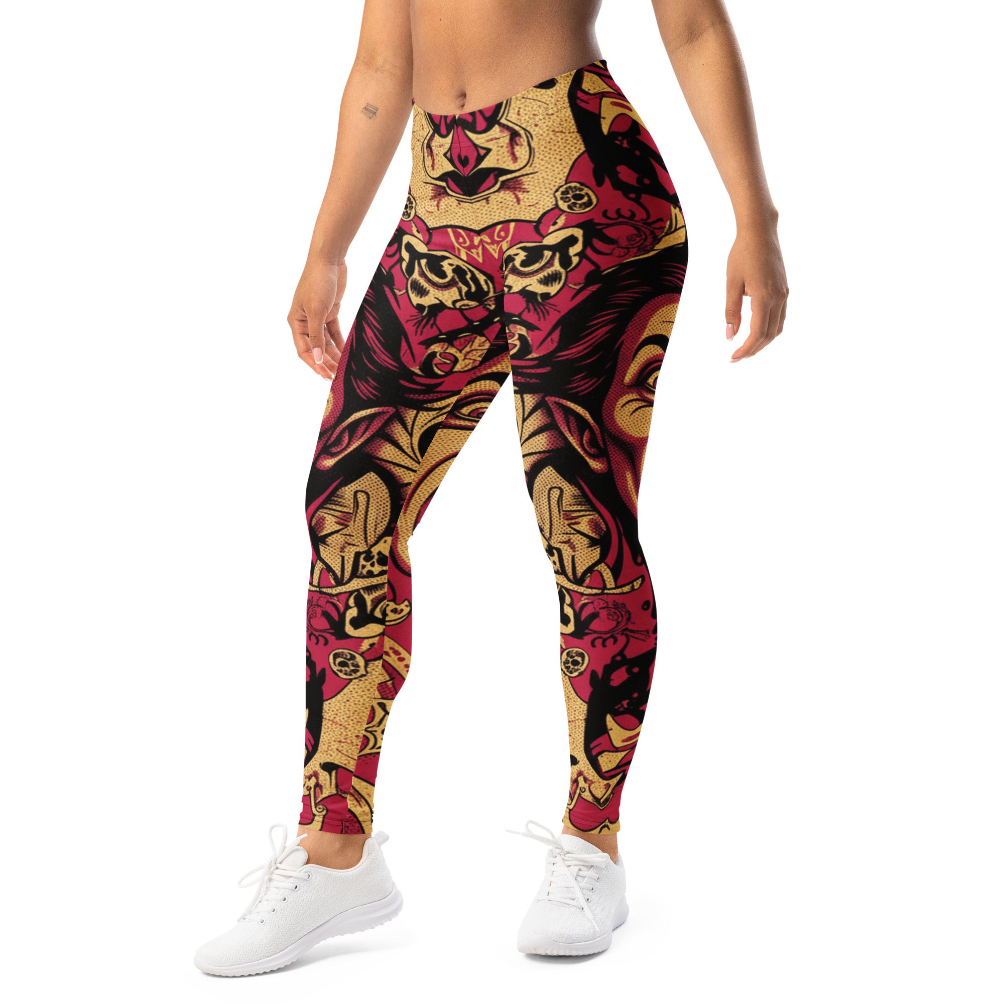 Hammer Horror Poster Collage Leggings | GearBunch