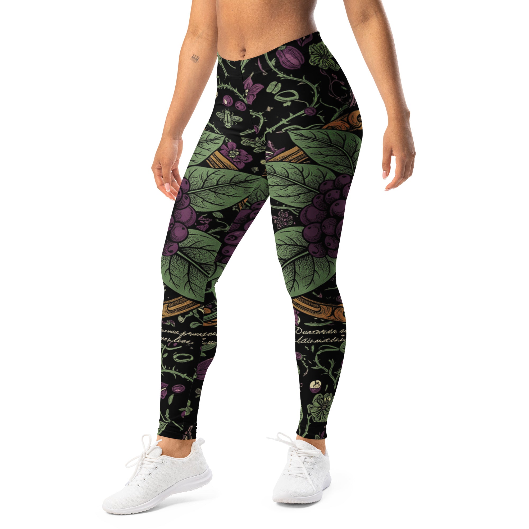 Deadly Nightshade Botanical Leggings | GearBunch