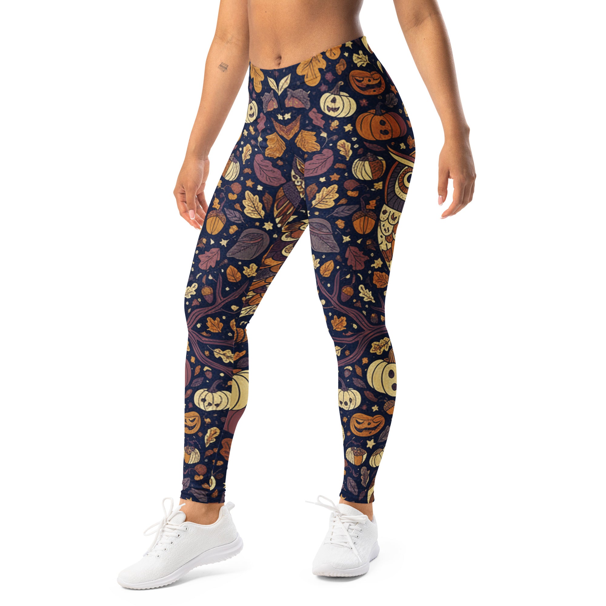 All Hallows Eve Owl Leggings | GearBunch
