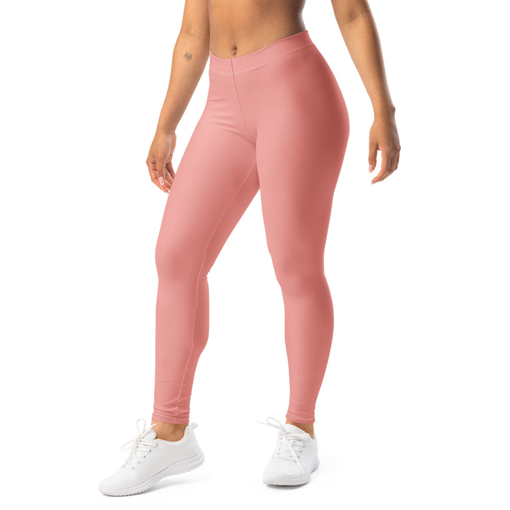 Solid leggings left front view | GearBunch