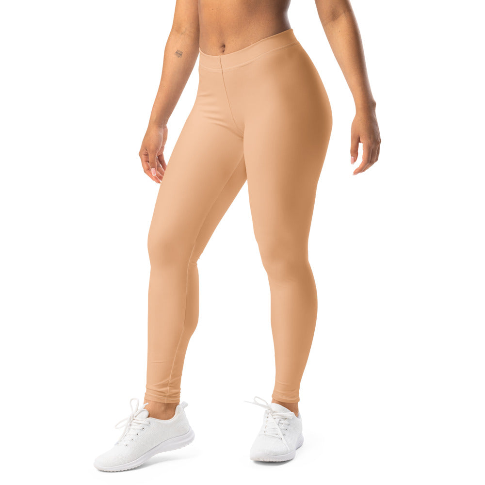 Solid leggings left front view | GearBunch