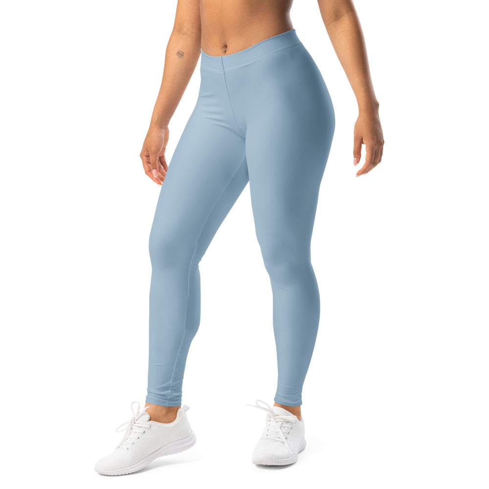 Solid leggings left front view | GearBunch