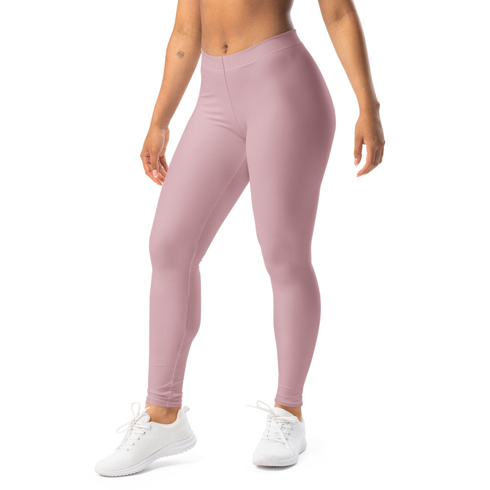 Solid leggings left front view | GearBunch