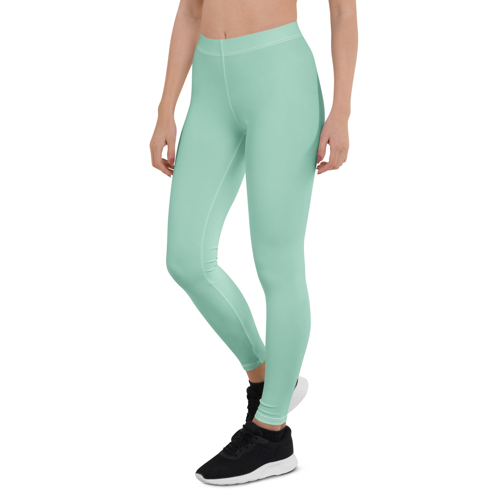 Solid Seafoam Kids Leggings | GearBunch