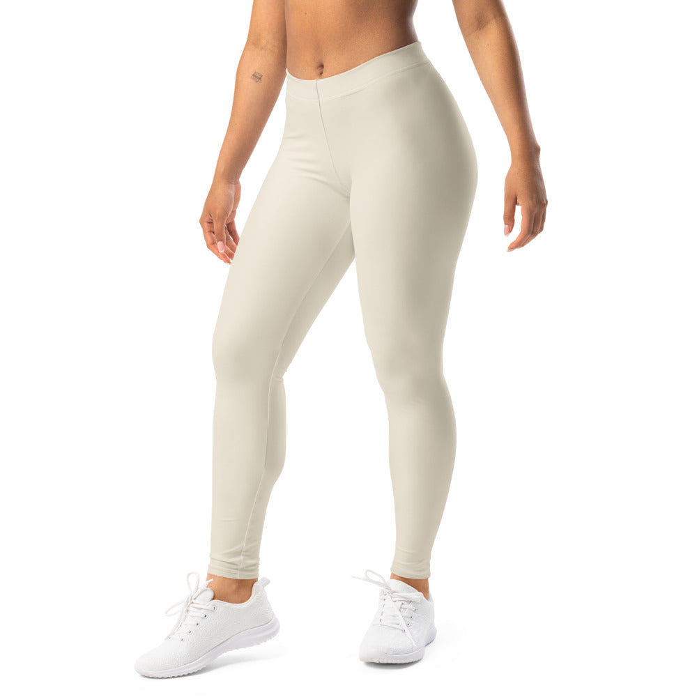 Solid leggings left front view | GearBunch
