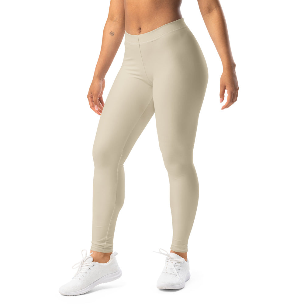 Solid leggings left front view | GearBunch