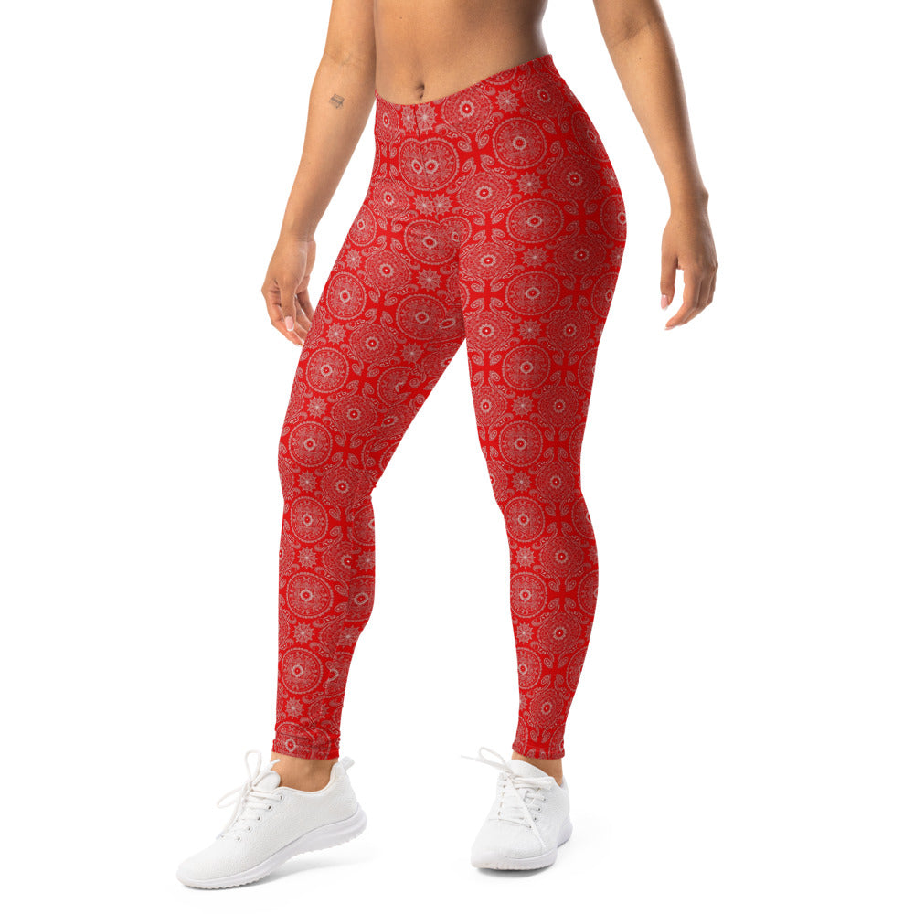 Solid leggings left front view | GearBunch