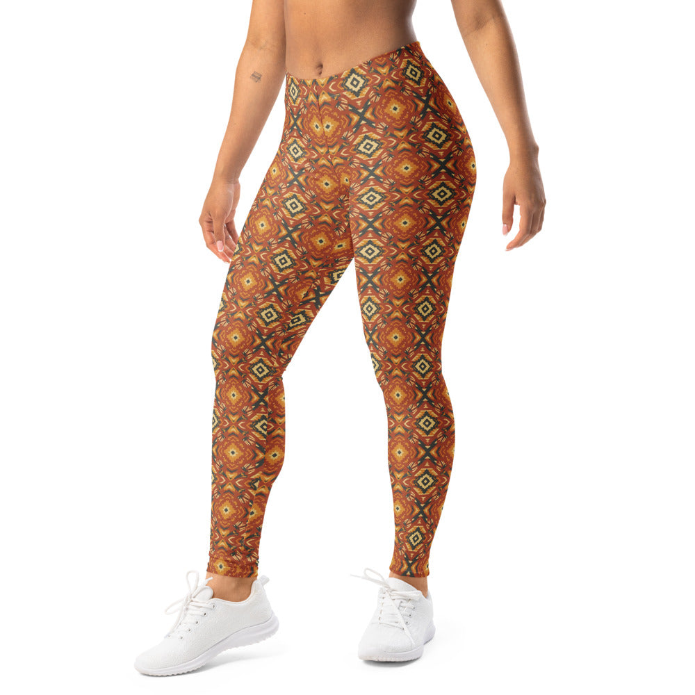 Solid leggings left front view | GearBunch