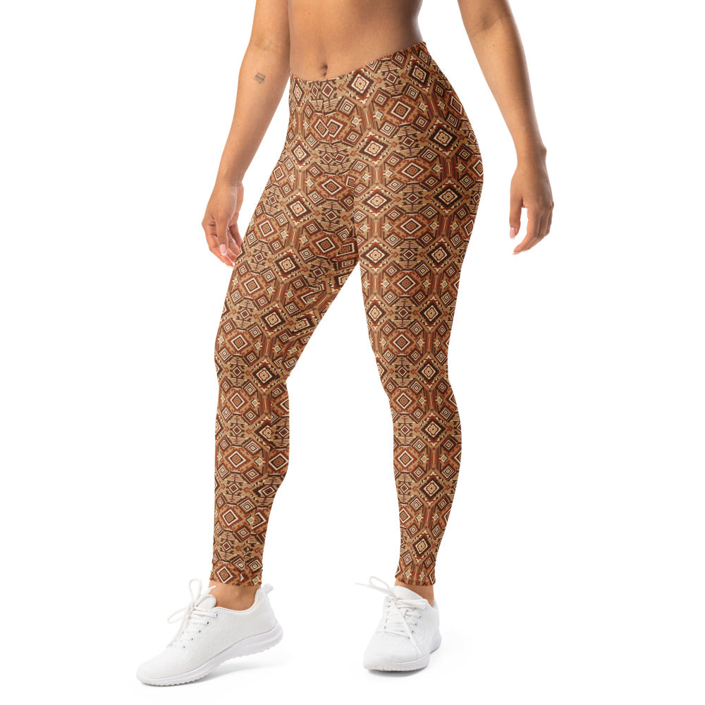 Solid leggings left front view | GearBunch