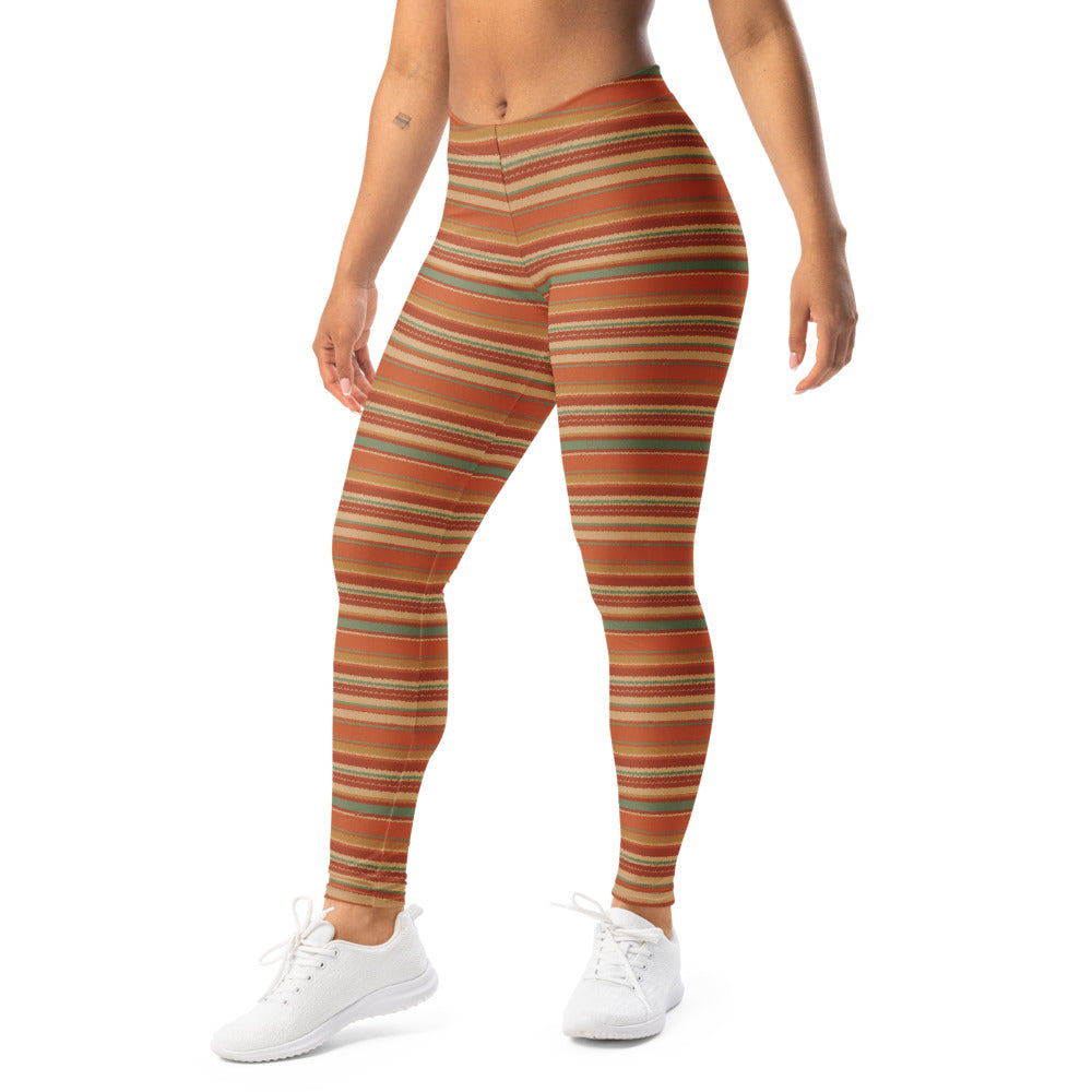Solid leggings left front view | GearBunch