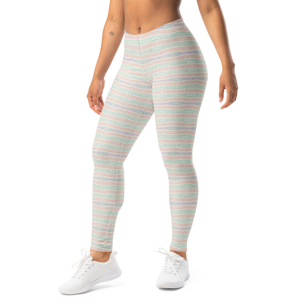 Solid leggings left front view | GearBunch