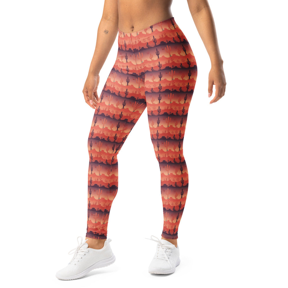 Solid leggings left front view | GearBunch