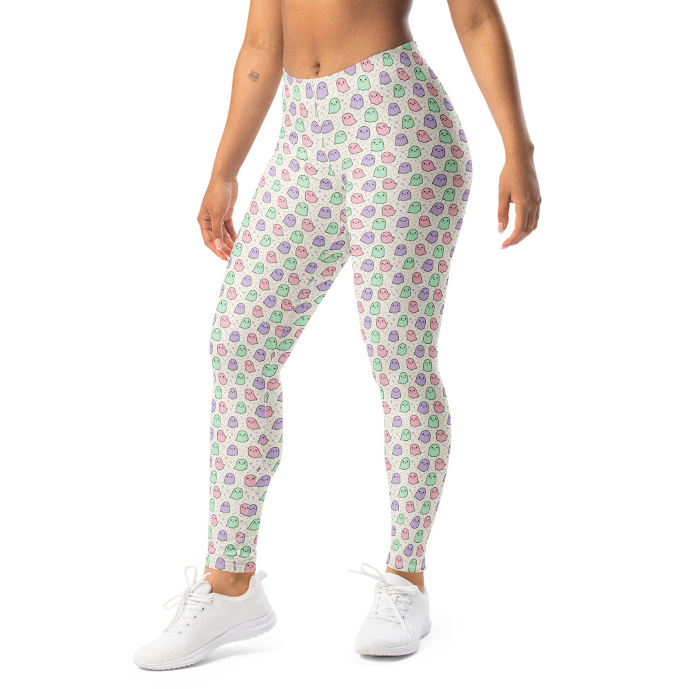 Solid leggings left front view | GearBunch