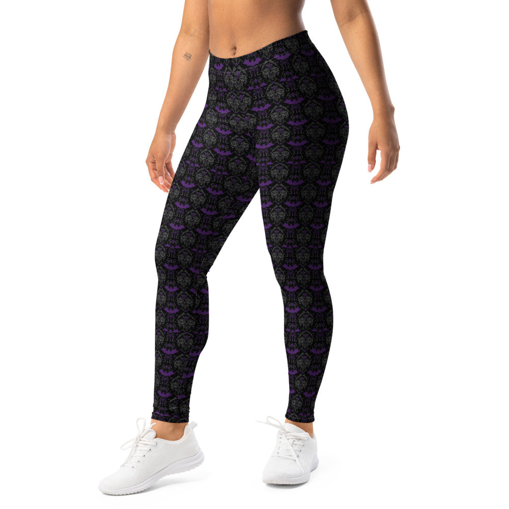 Solid leggings left front view | GearBunch
