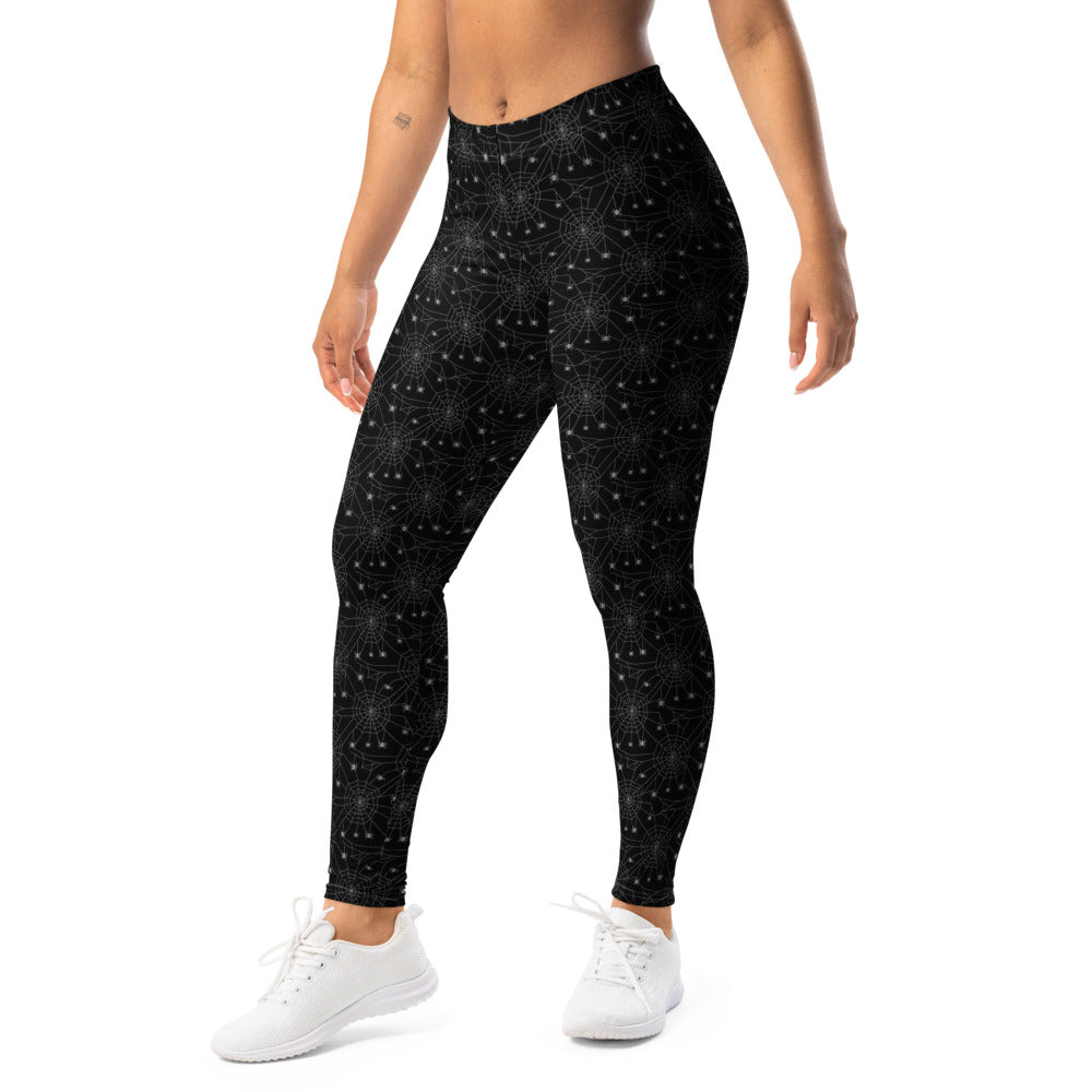 Solid leggings left front view | GearBunch