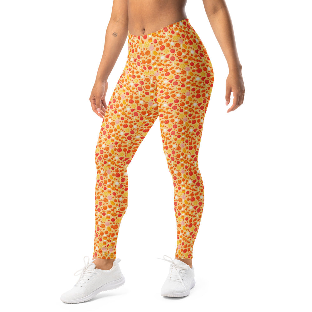 Solid leggings left front view | GearBunch
