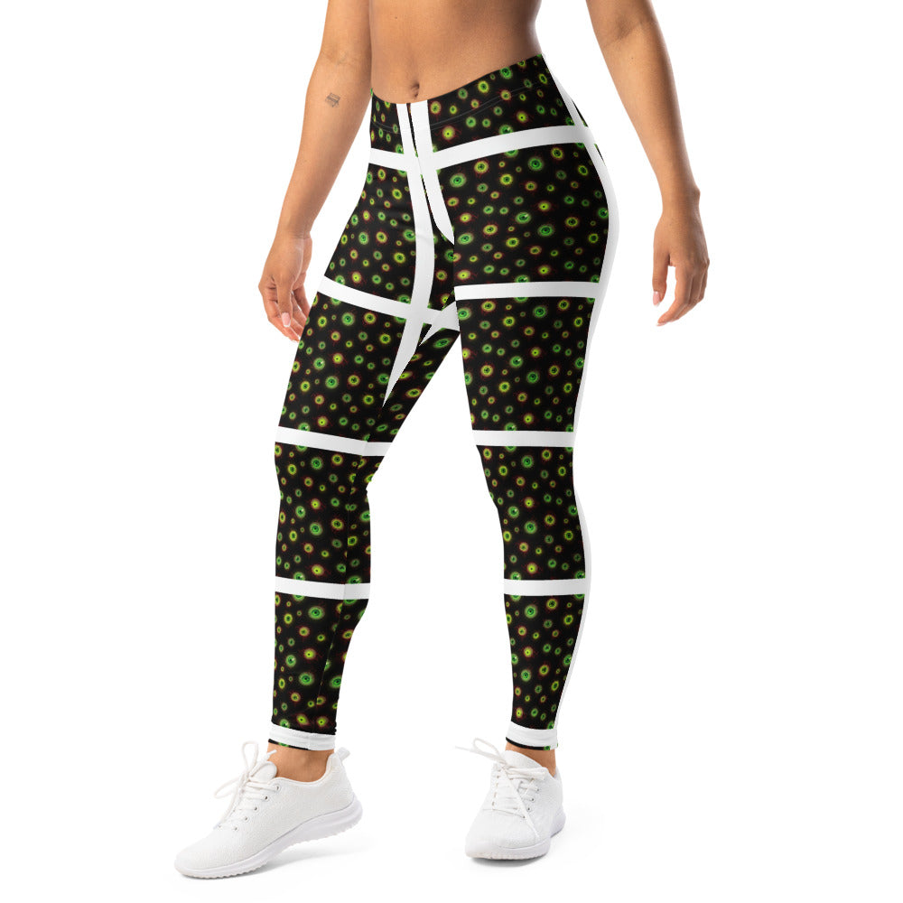 Solid leggings left front view | GearBunch