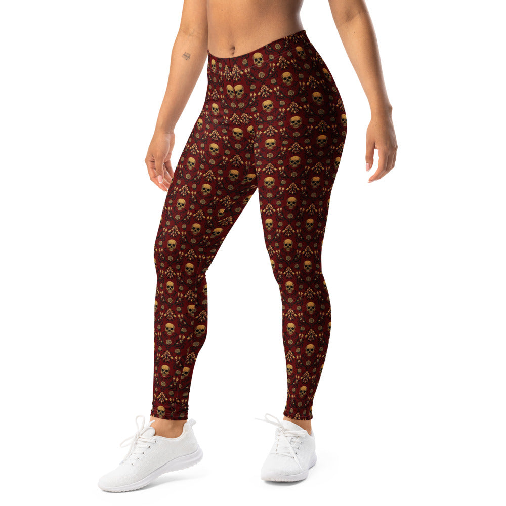 Solid leggings left front view | GearBunch