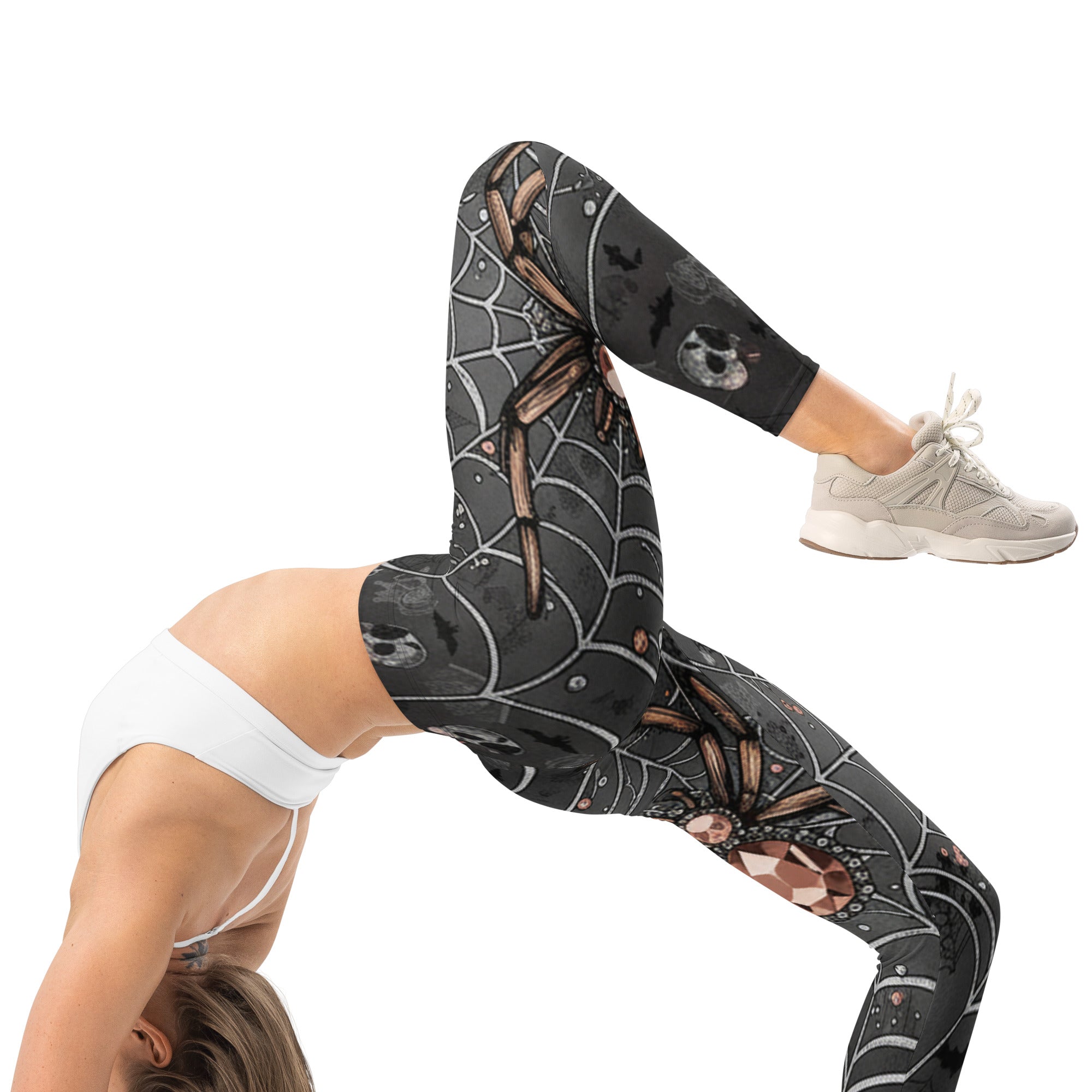 Spider Web Lace Leggings | GearBunch