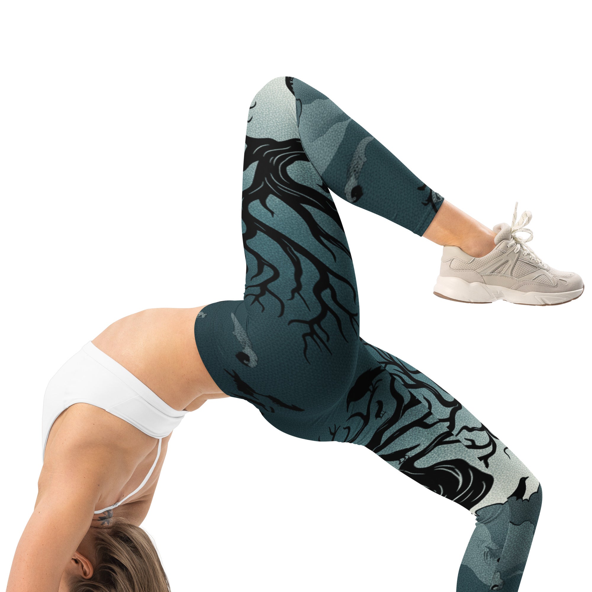 Haunted Forest Silhouette Leggings | GearBunch