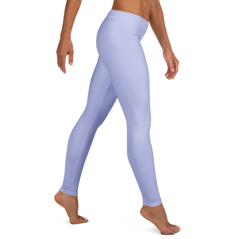 Solid Periwinkle Kids Leggings | GearBunch