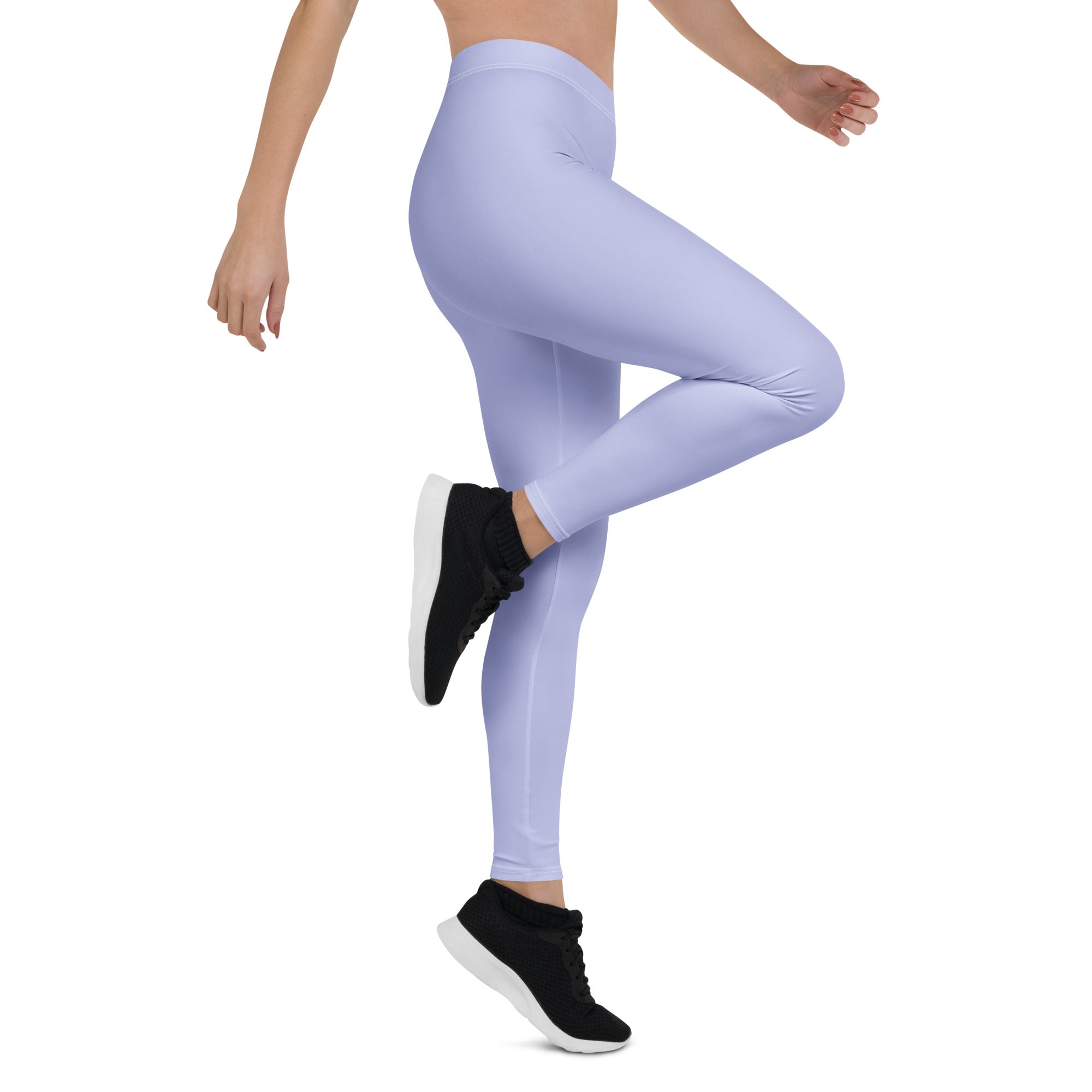 Solid Periwinkle Kids Leggings | GearBunch