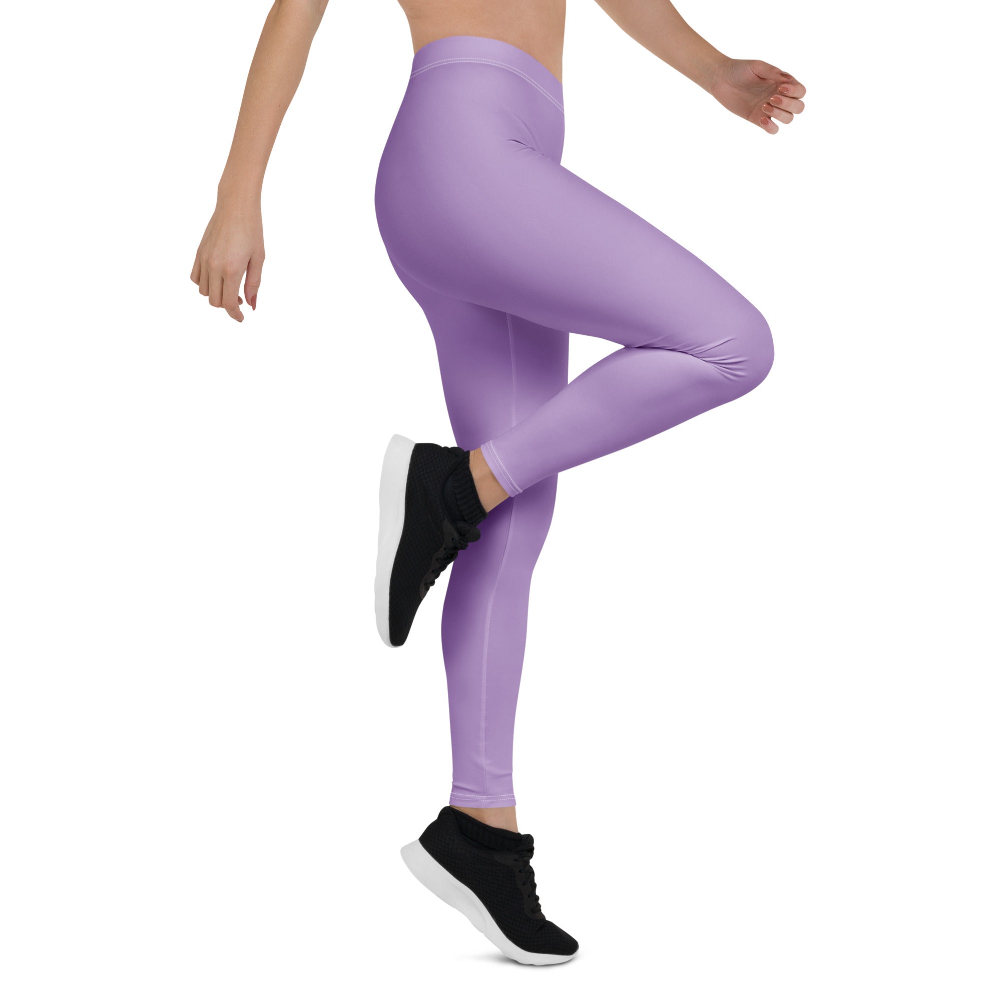 Solid Amethyst Orchid Kids Leggings | GearBunch