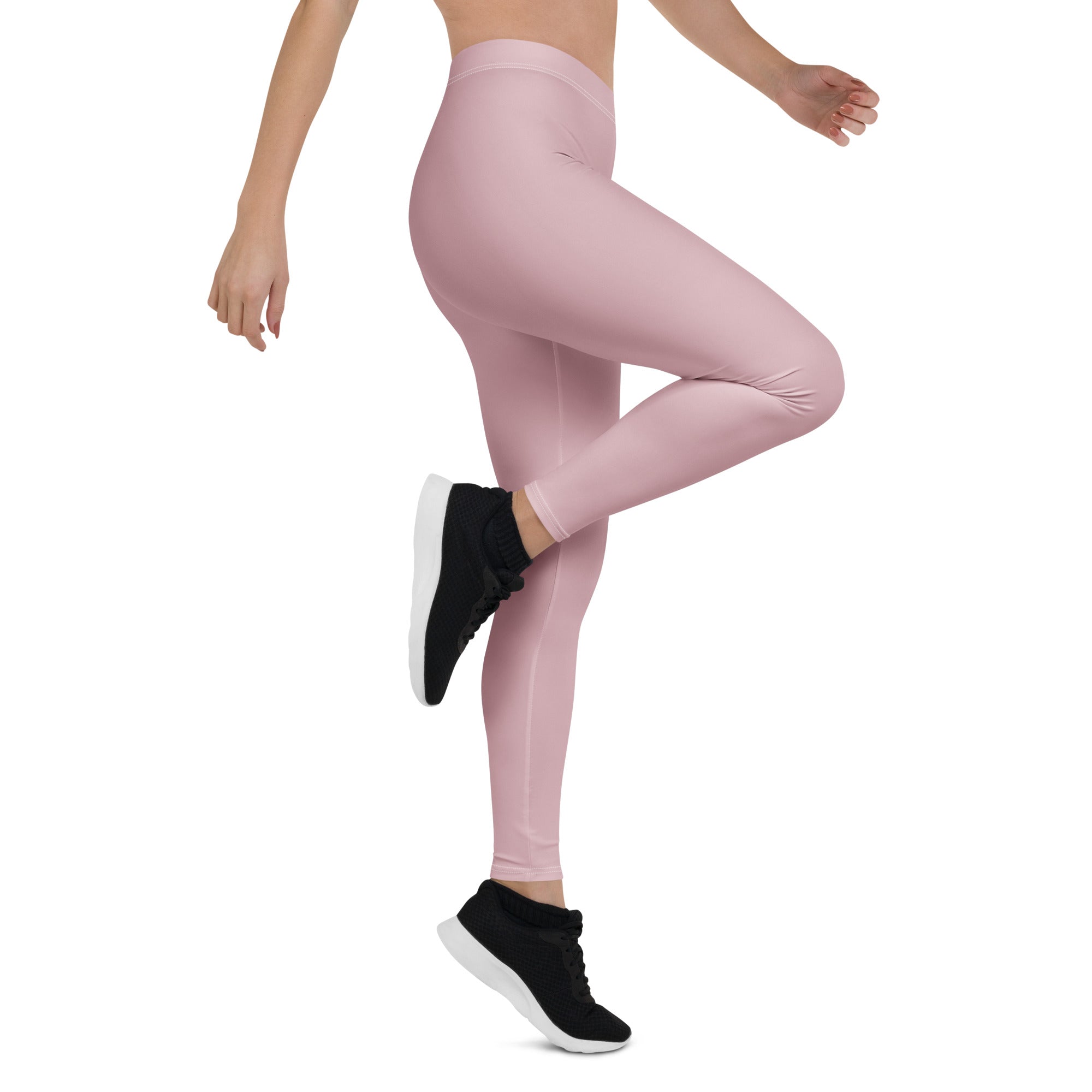 Solid Dusty Rose Kids Leggings | GearBunch