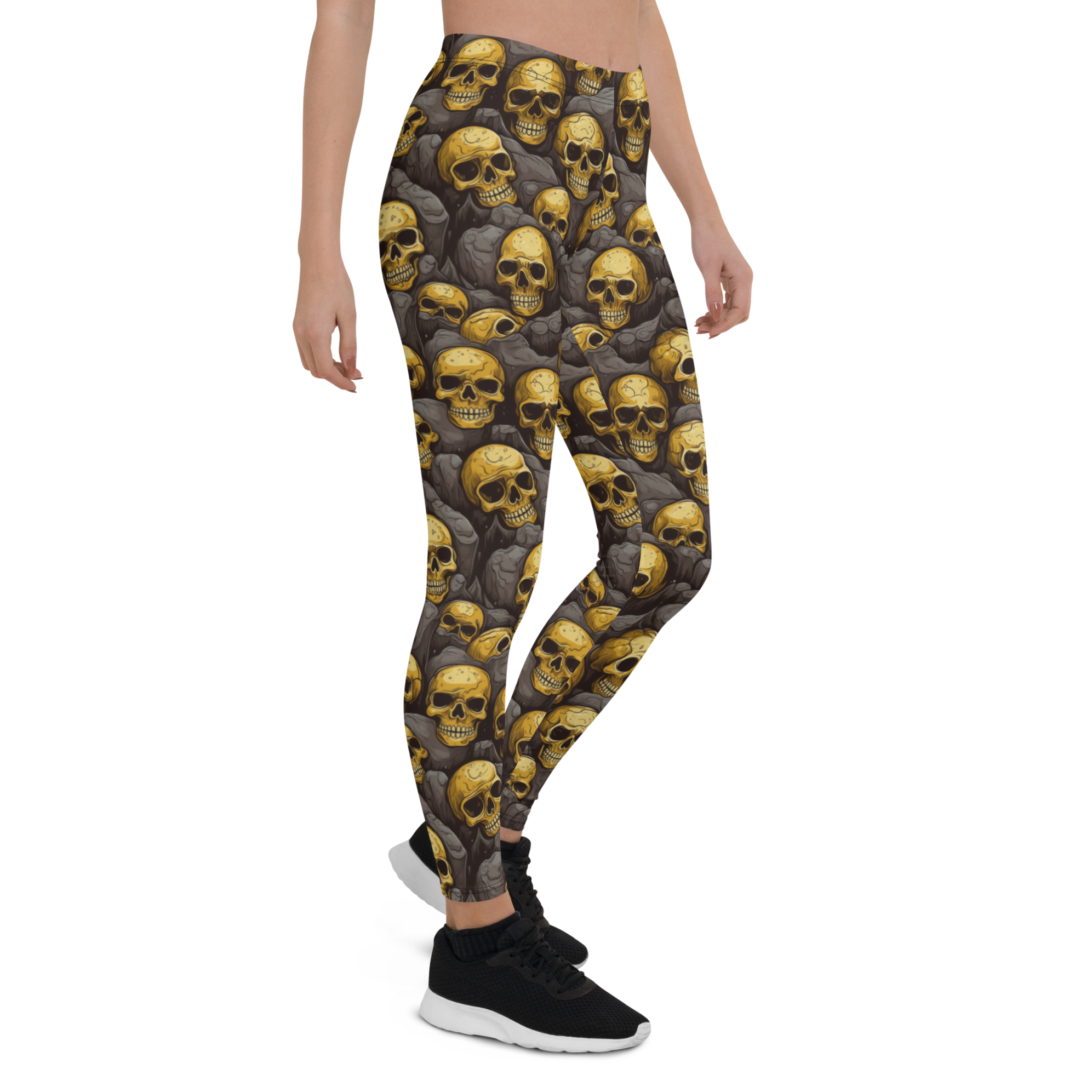 Rocks and Skulls Leggings Right
