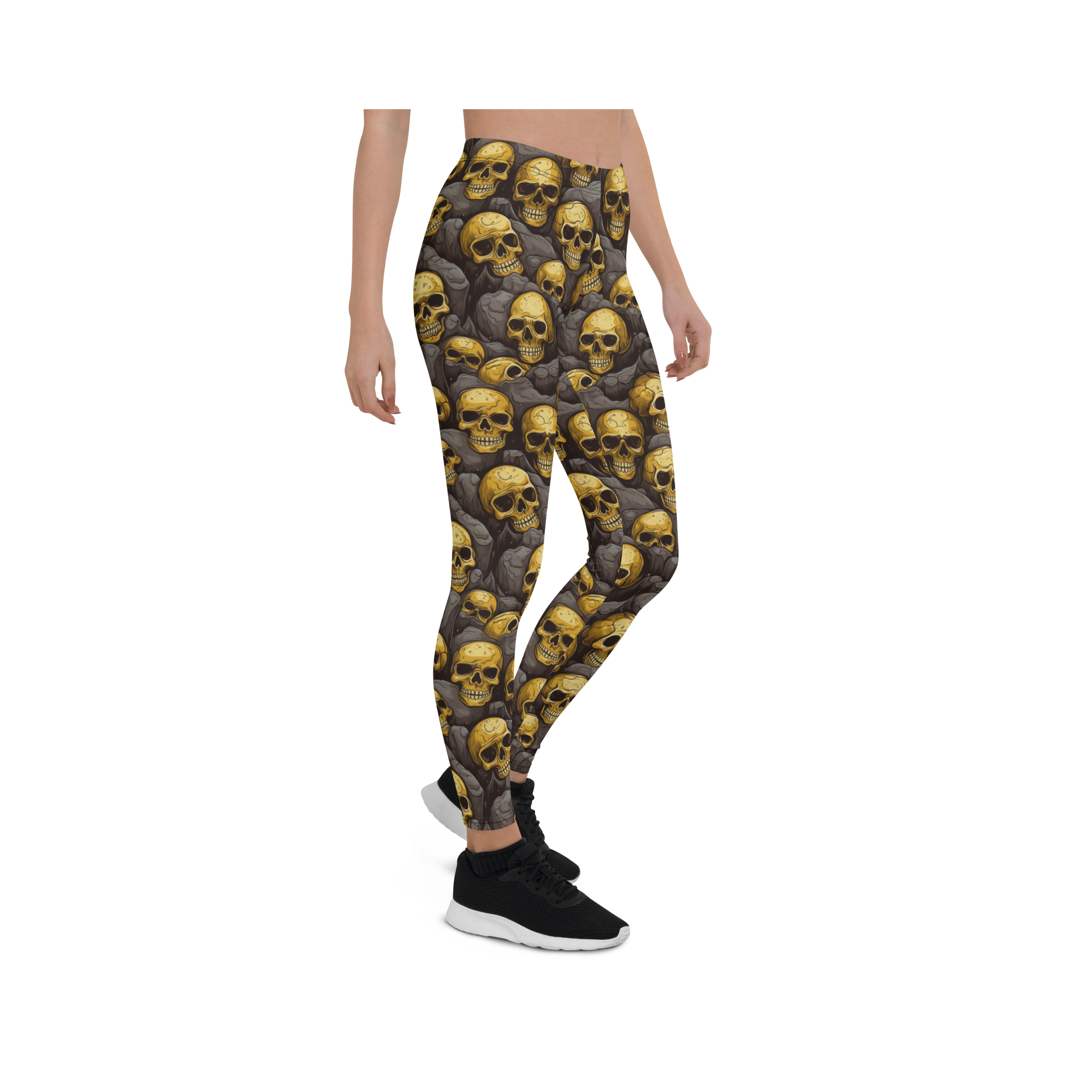 Rocks and Skulls Leggings Right